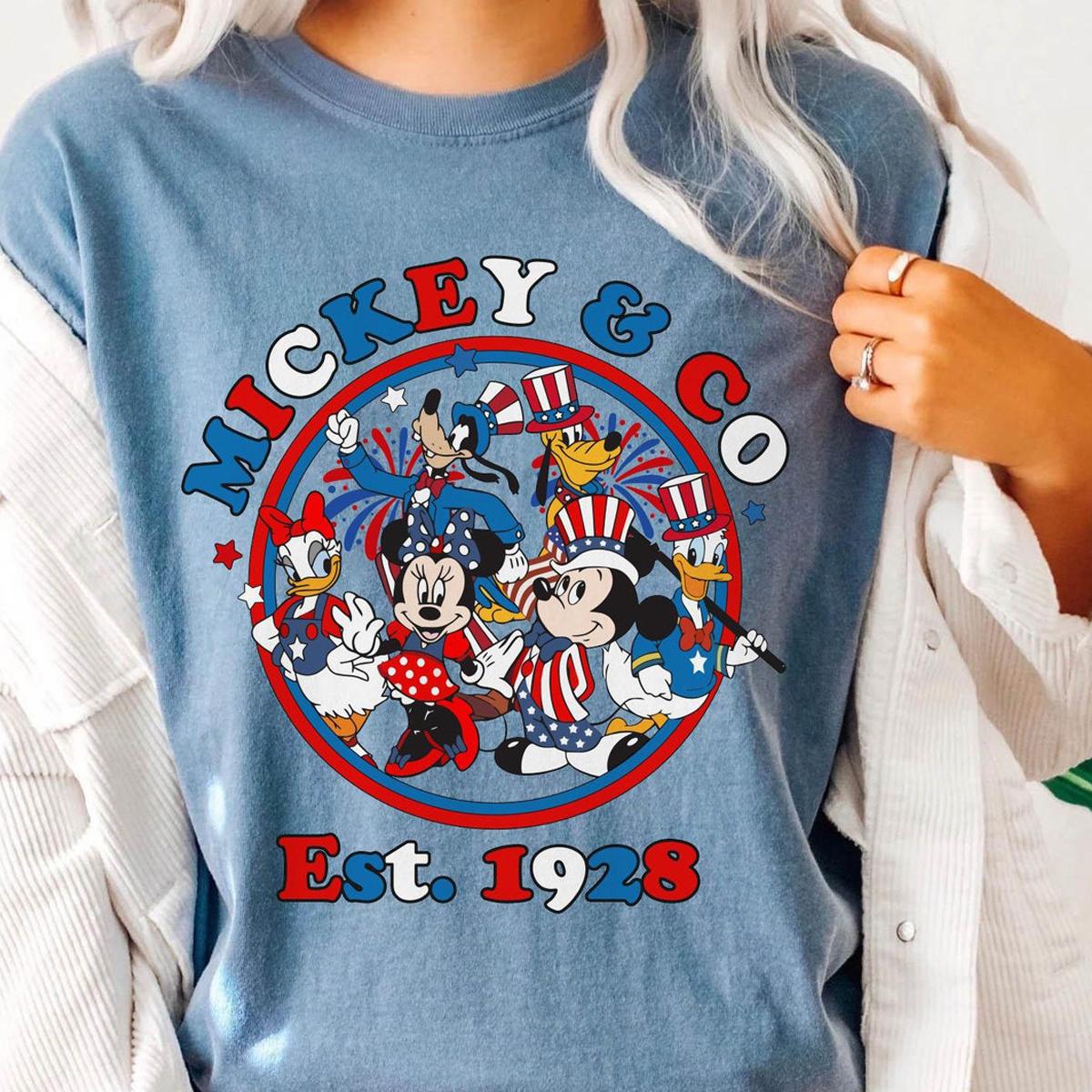 Mickey And Co Est 1928 Happy 4th Of July Shirt 3