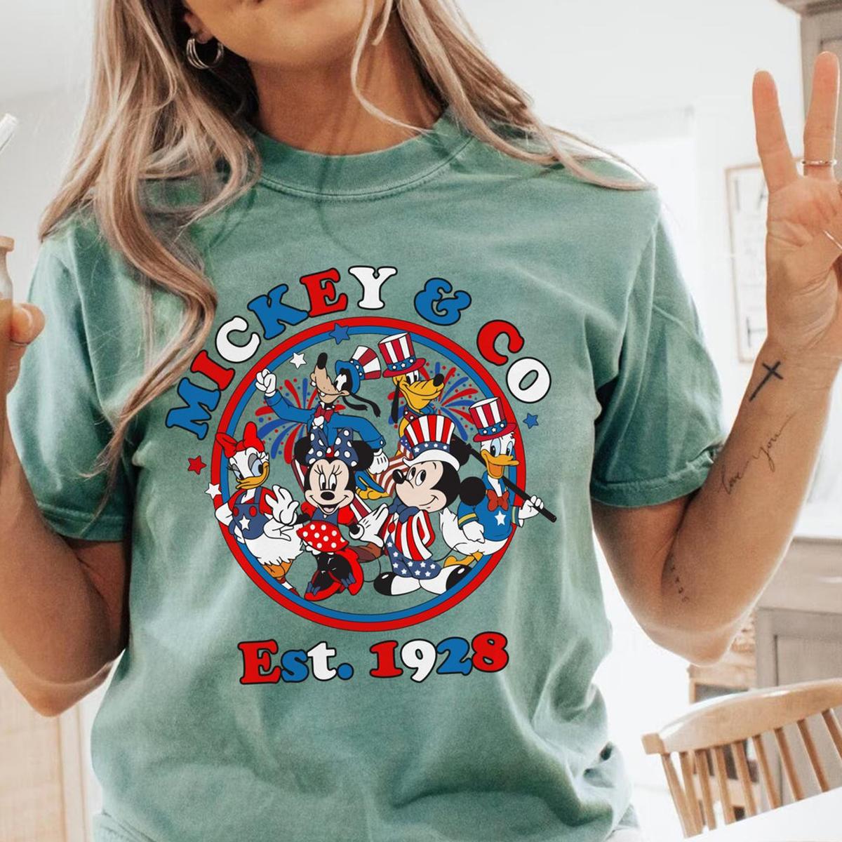 Mickey And Co Est 1928 Happy 4th Of July Shirt 5