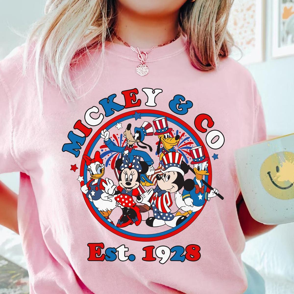 Mickey And Co Est 1928 Happy 4th Of July Shirt 6