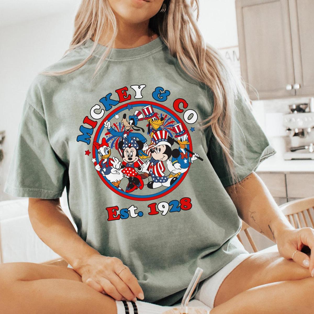 Mickey And Co Est 1928 Happy 4th Of July Shirt 7