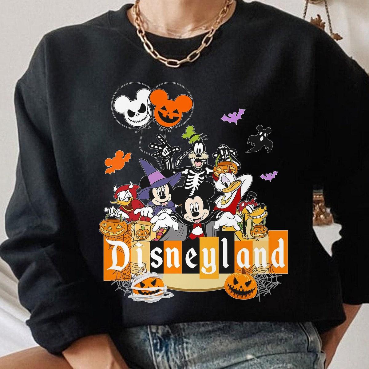 Mickey And Friends Disneyland Halloween Balloon Shirt 2