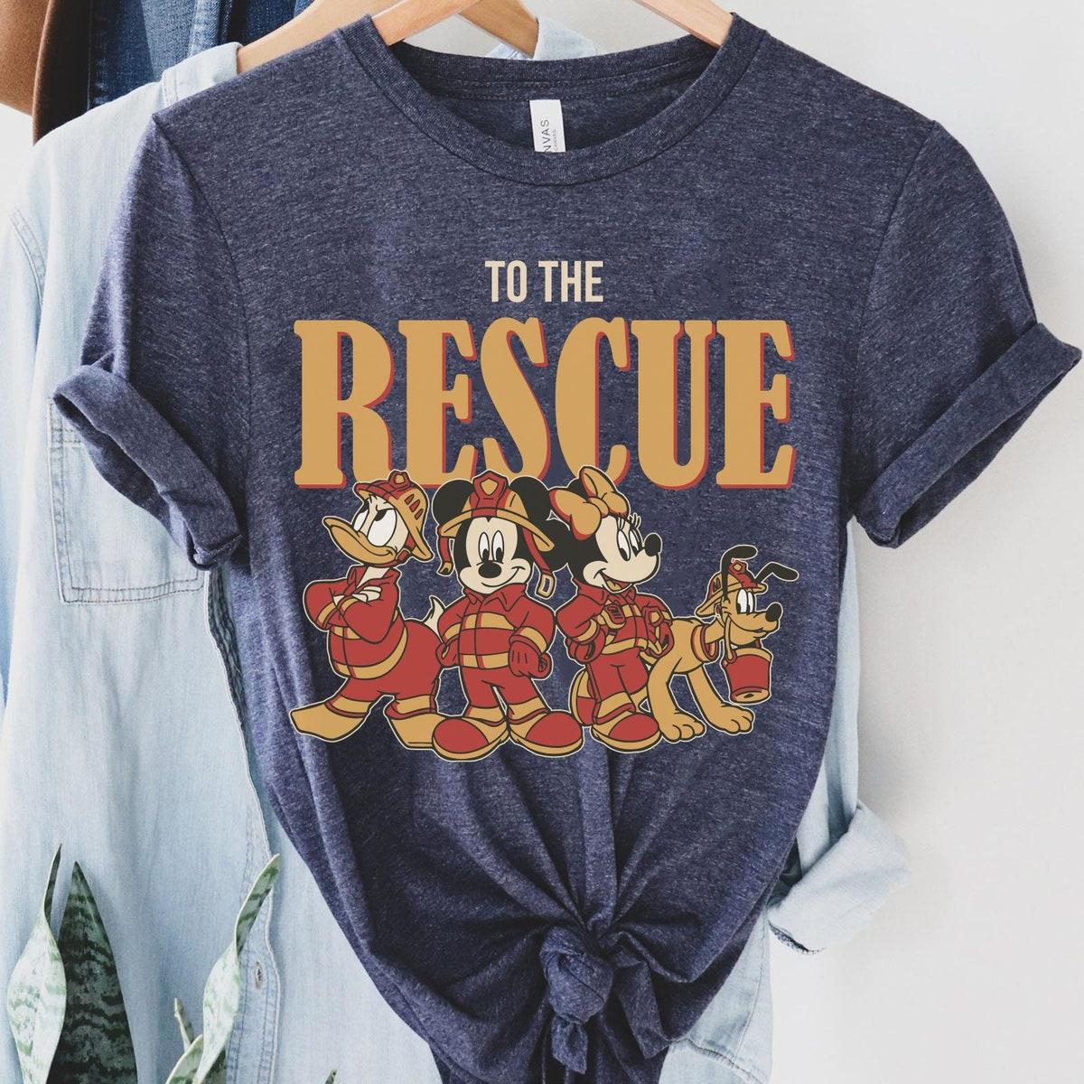 Mickey And Friends Firefighters To The Rescue Shirt 3