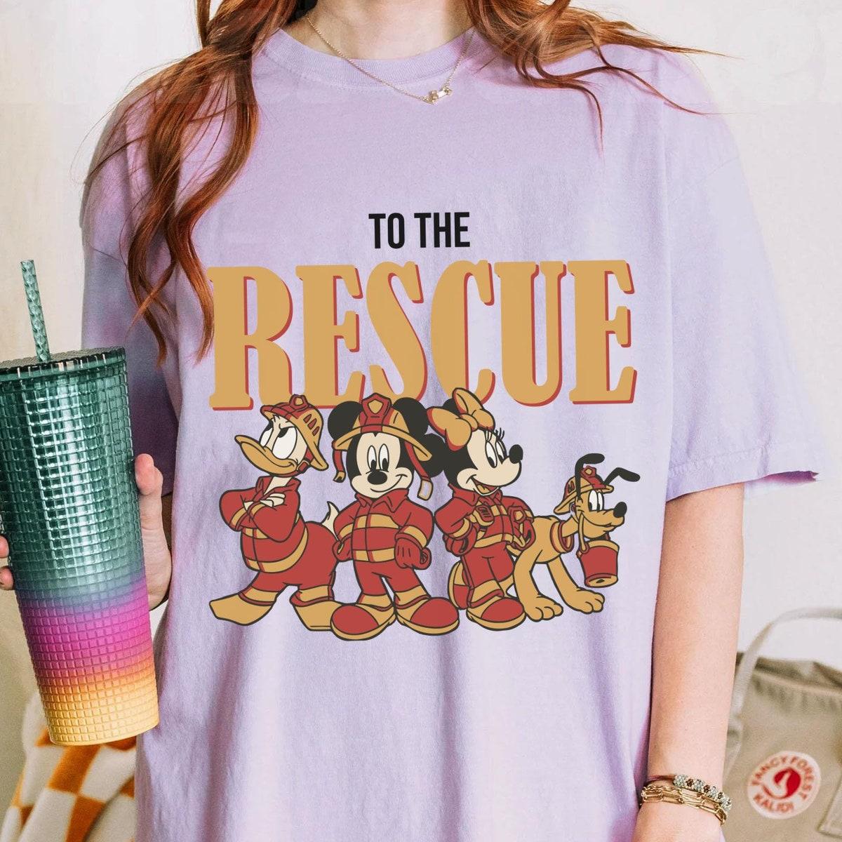 Mickey And Friends Firefighters To The Rescue Shirt 4