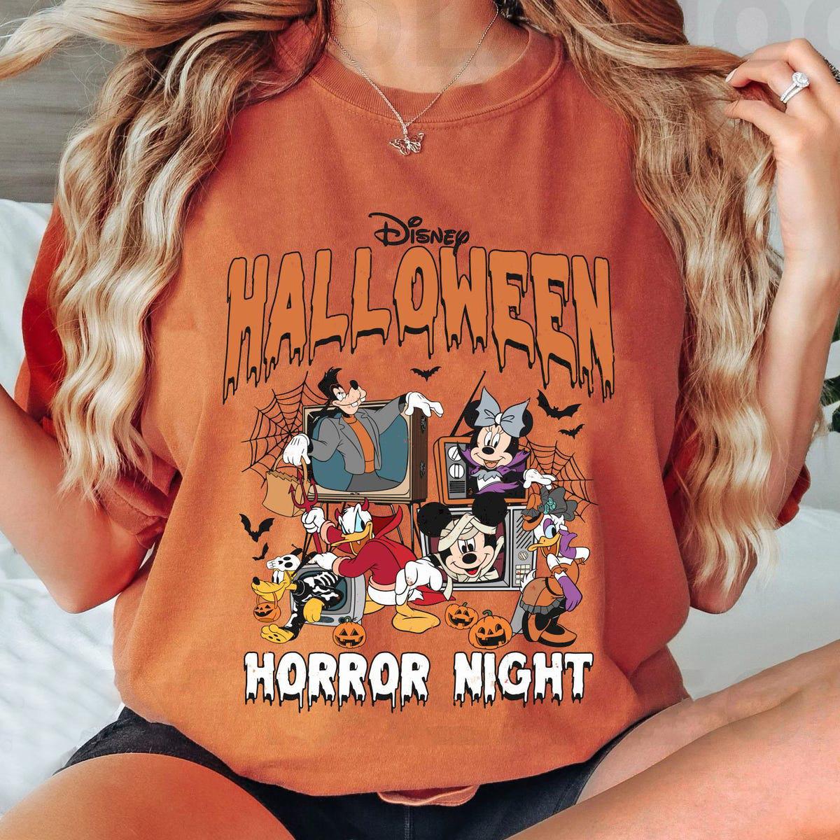 Mickey And Friends Halloween Costume Horror Nights Shirt 2