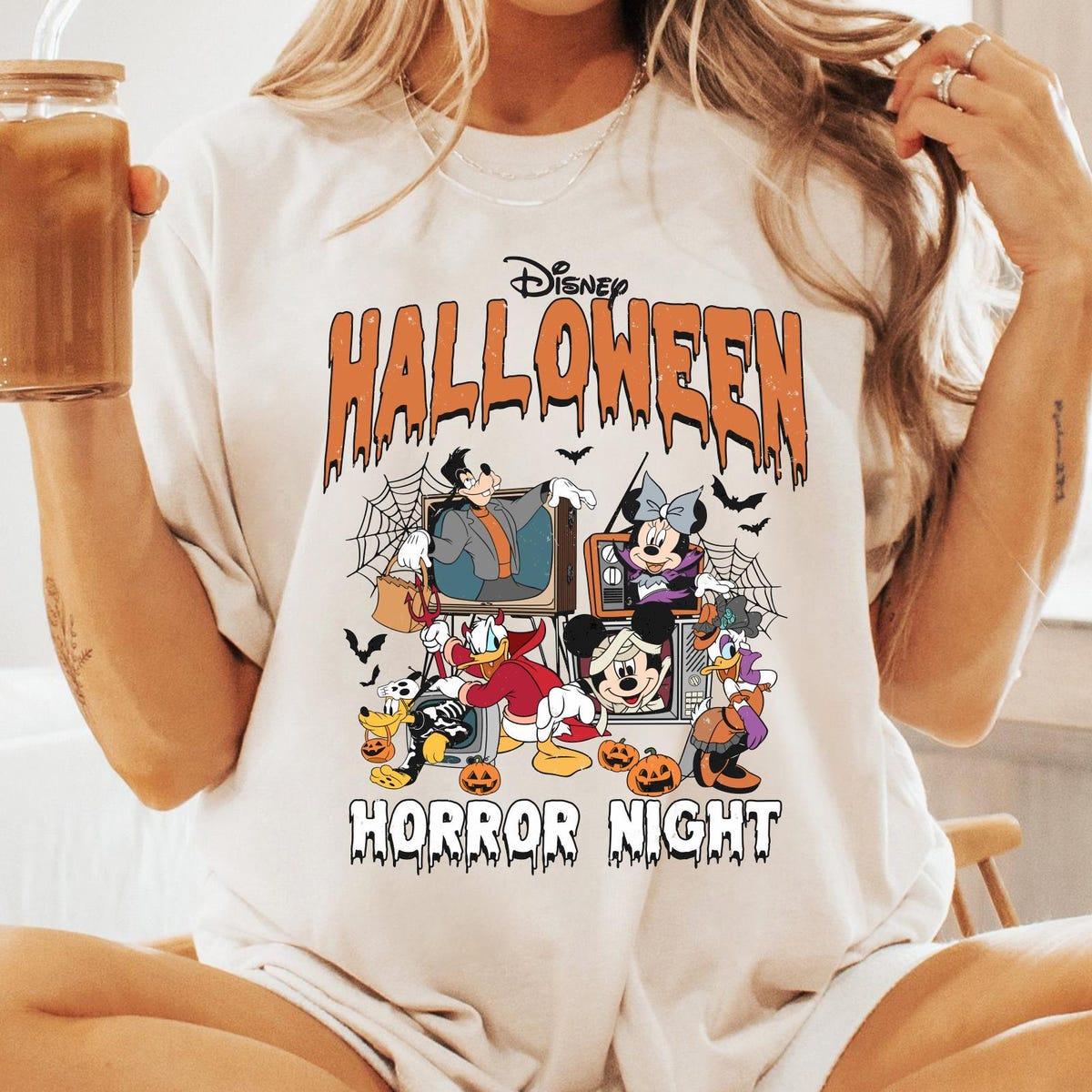 Mickey And Friends Halloween Costume Horror Nights Shirt 3