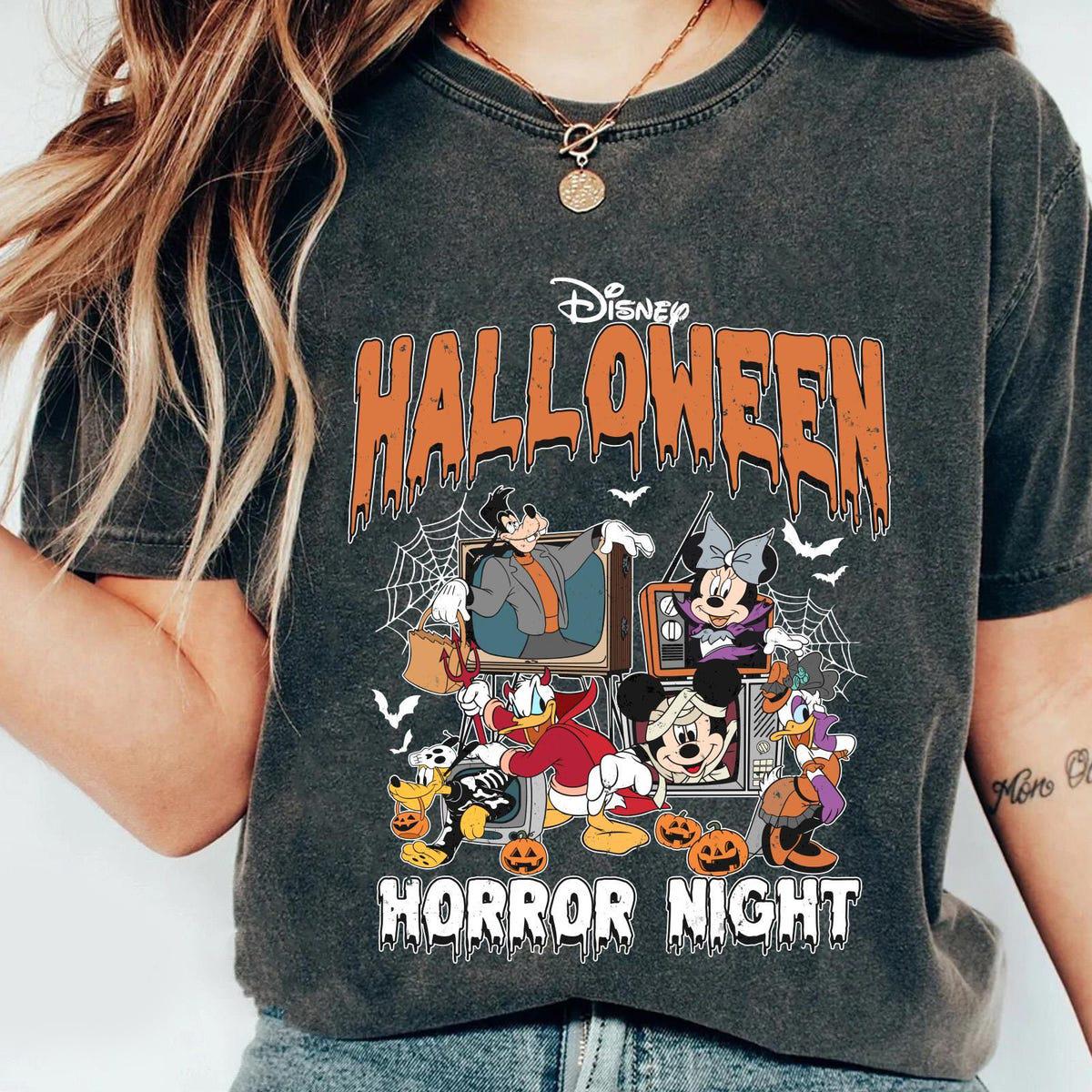 Mickey And Friends Halloween Costume Horror Nights Shirt 4