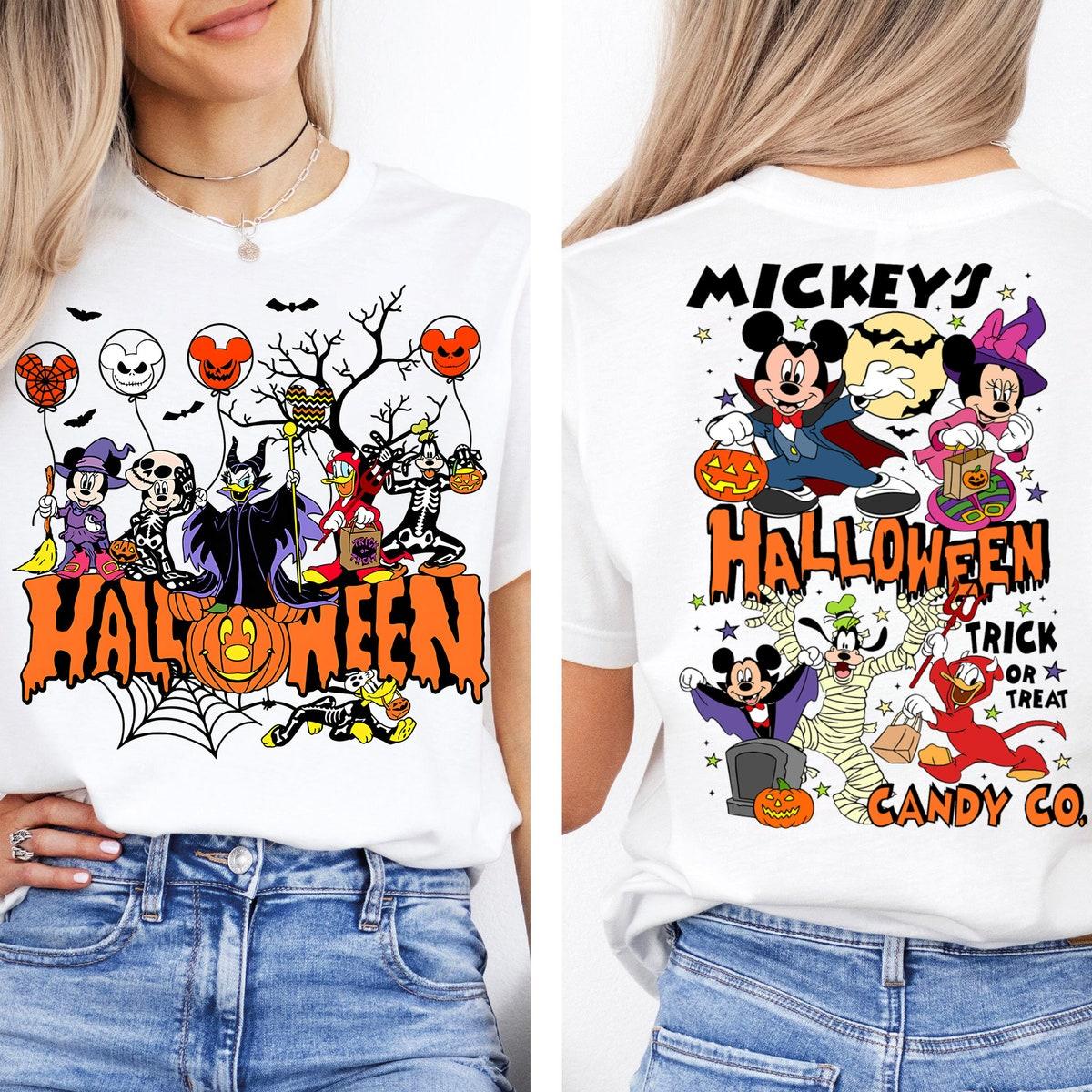 Mickey And Friends Halloween Matching Shirt 2