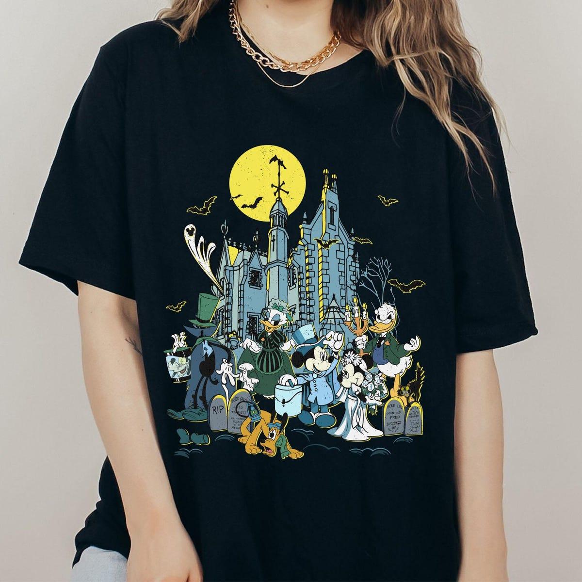 Mickey And Friends Haunted Mansion Ghost Shirt 1