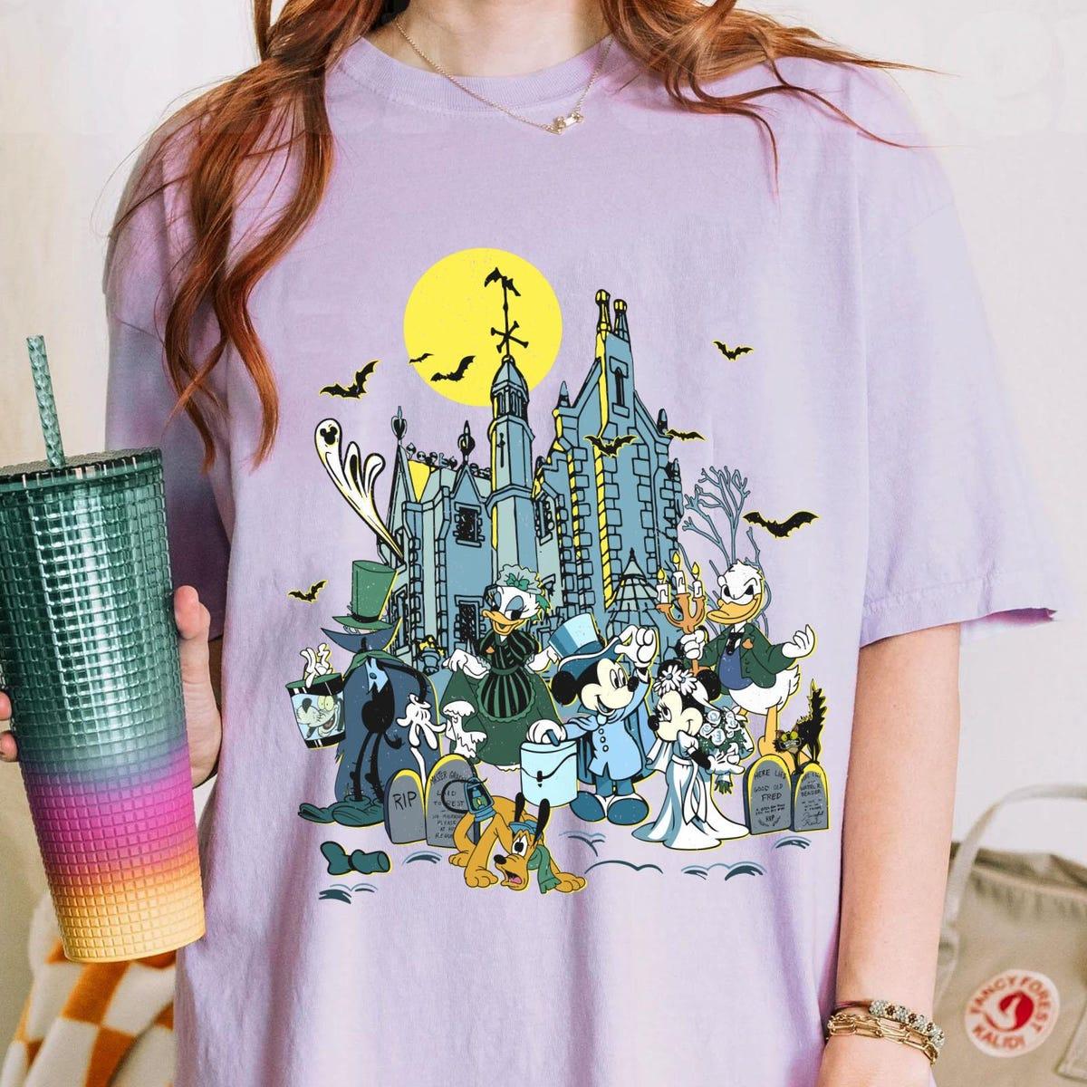 Mickey And Friends Haunted Mansion Ghost Shirt 2