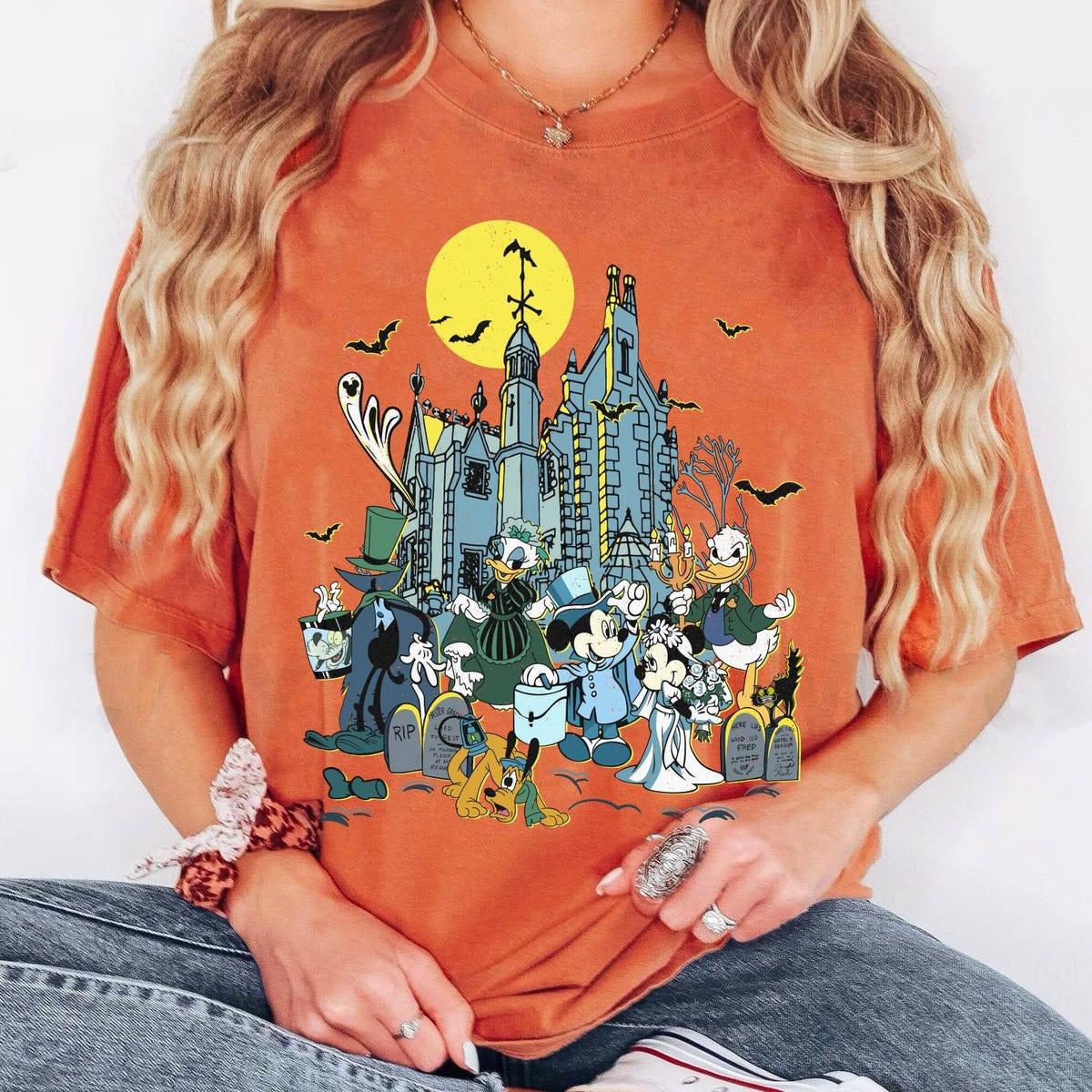 Mickey And Friends Haunted Mansion Ghost Shirt 3