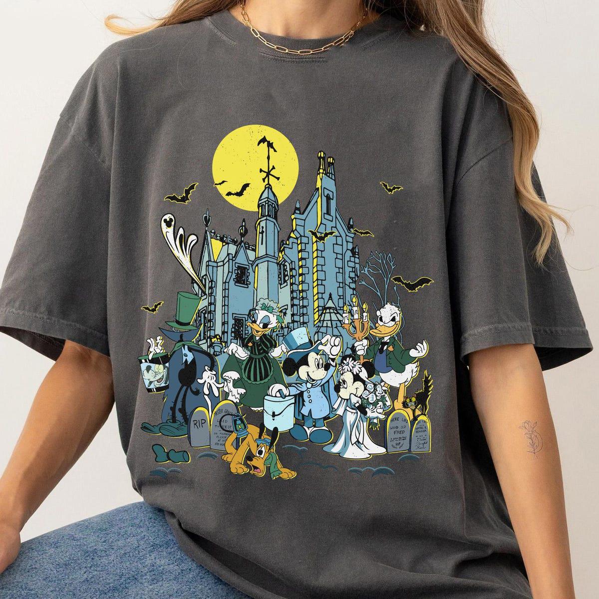 Mickey And Friends Haunted Mansion Ghost Shirt 4