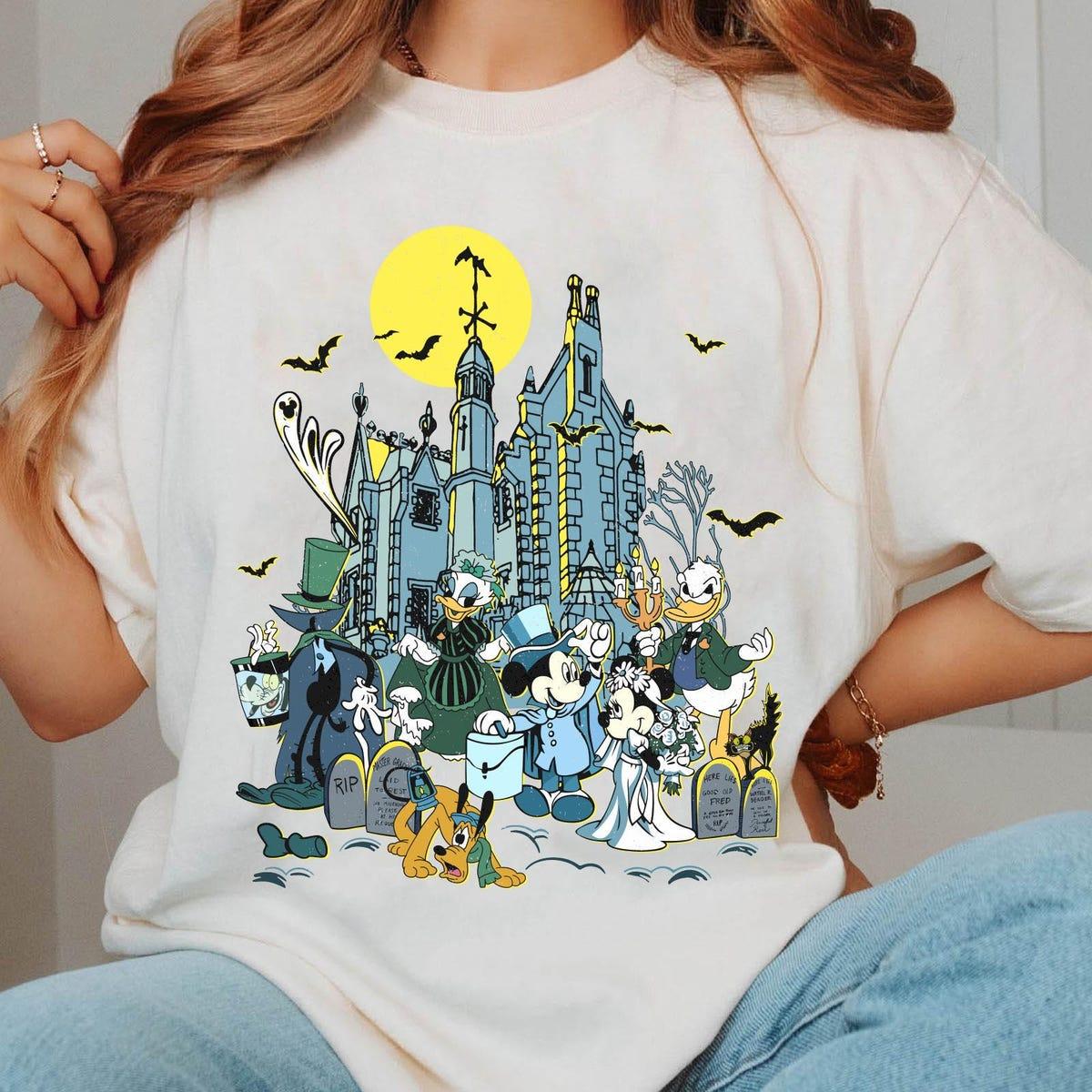 Mickey And Friends Haunted Mansion Ghost Shirt 5