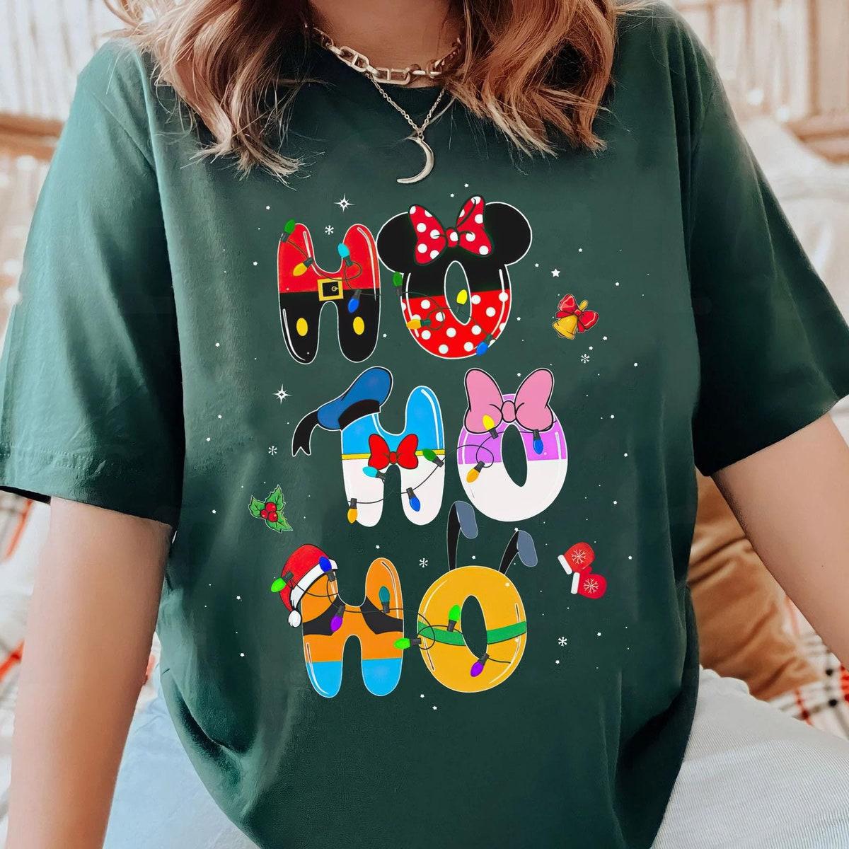 Mickey And Friends Ho Ho Ho Disney Christmas Party Shirt 2