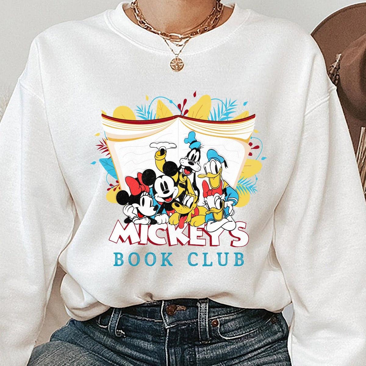 Mickey And Friends Mickey's Book Club Book Lovers Shirt 2