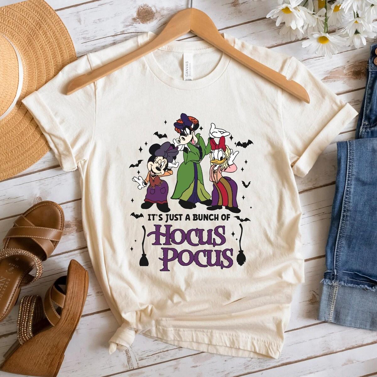 Mickey And Friends Minnie And Daisy Witch Halloween Shirt 1