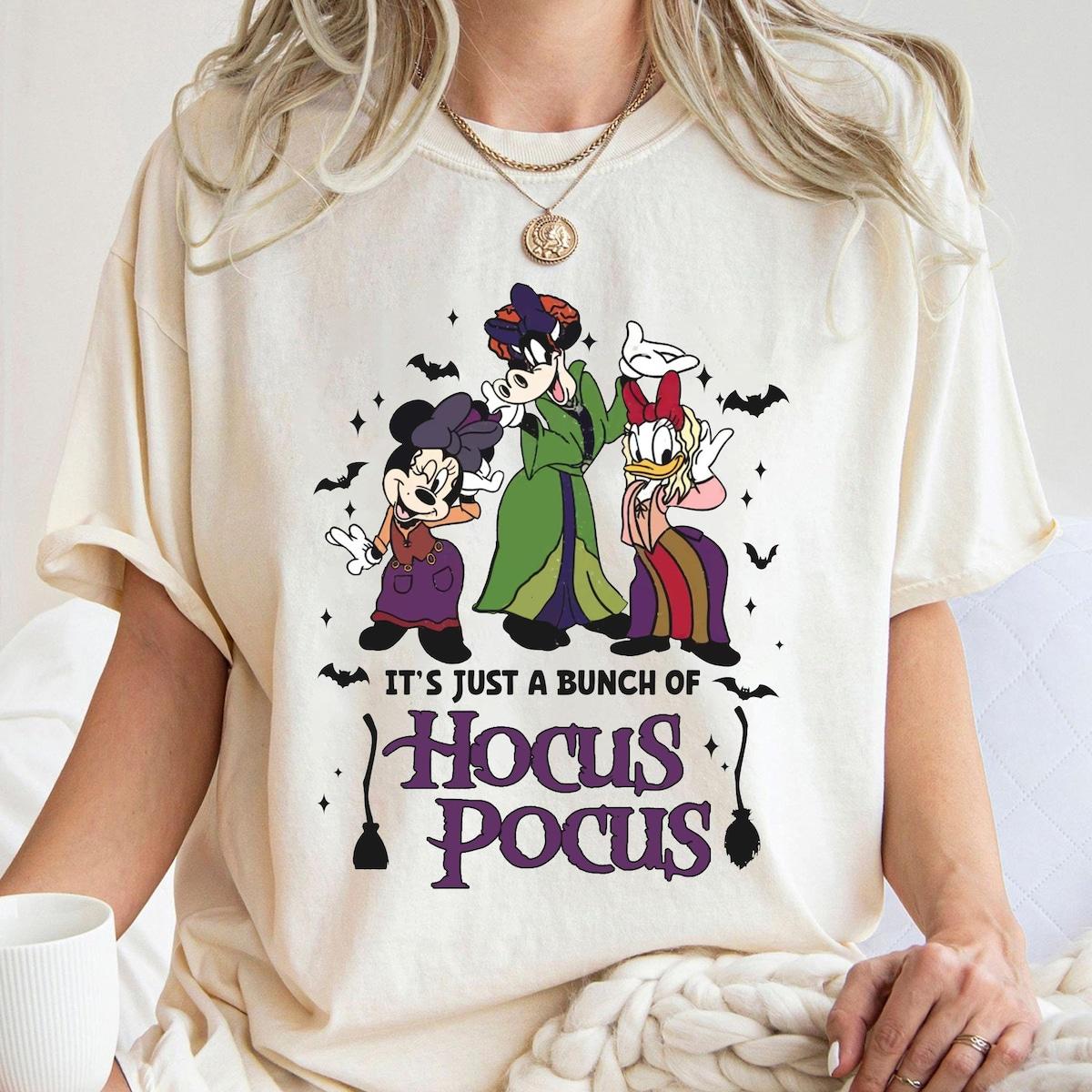 Mickey And Friends Minnie And Daisy Witch Halloween Shirt 4