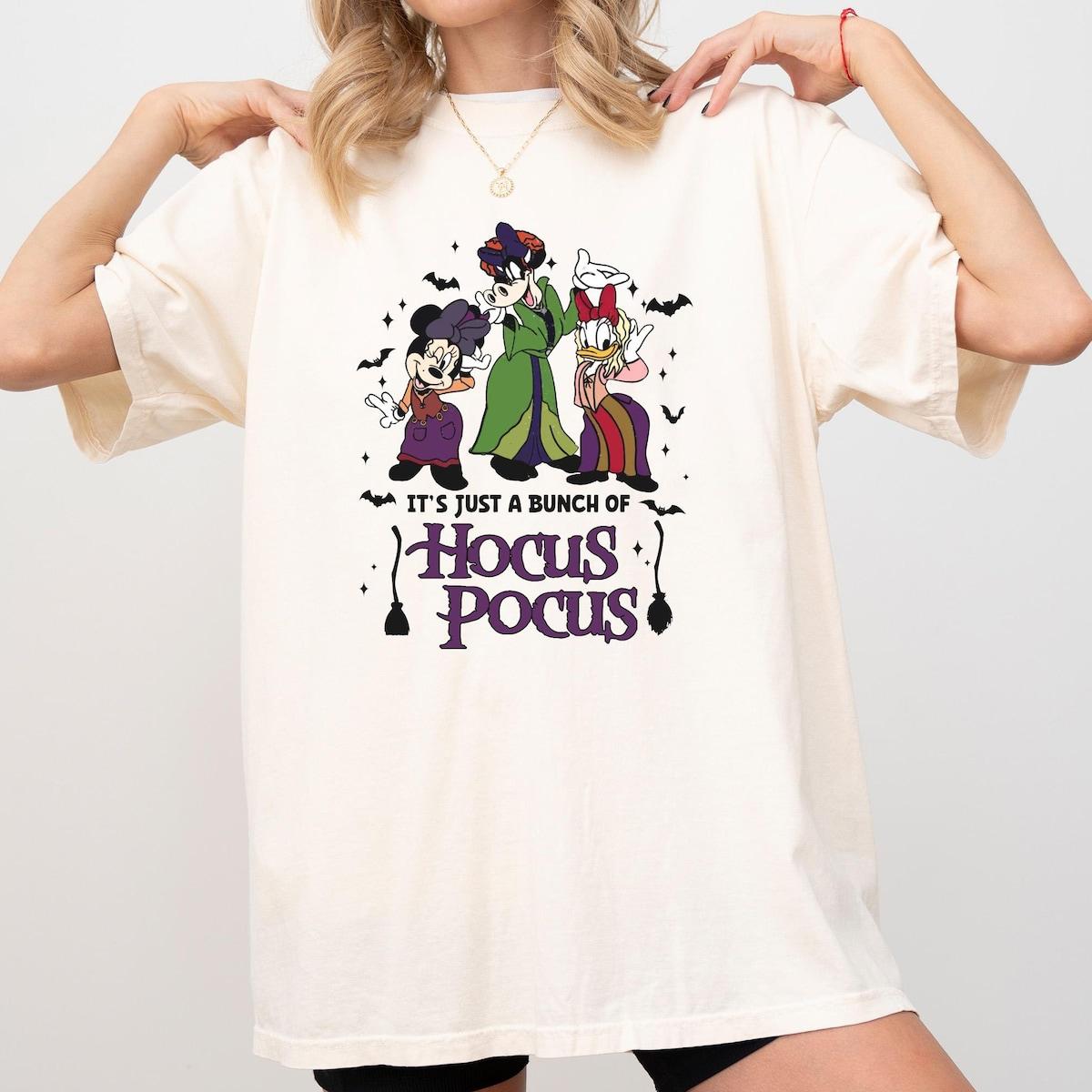 Mickey And Friends Minnie And Daisy Witch Halloween Shirt 5