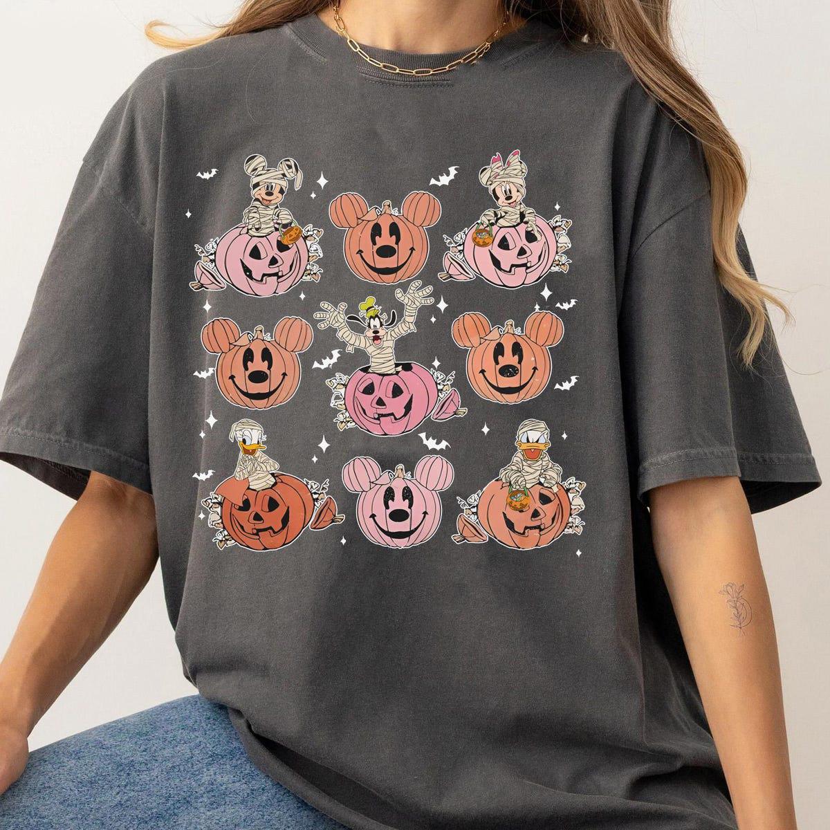 Mickey And Friends Mummy Halloween Pumpkin Shirt 6