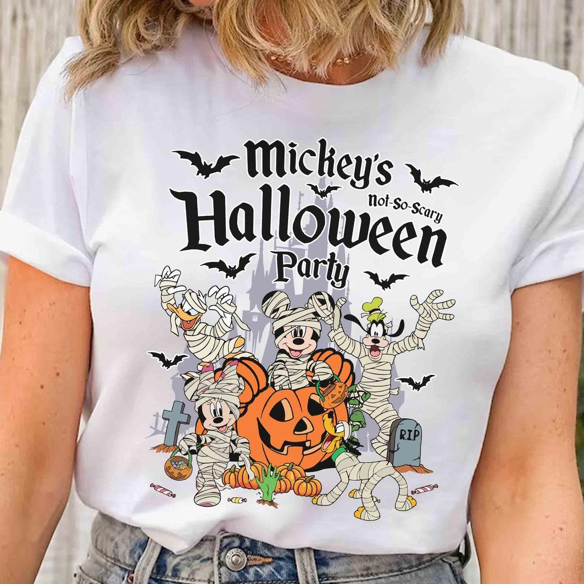 Mickey And Friends Mummy Pumpkin Halloween Shirt 1