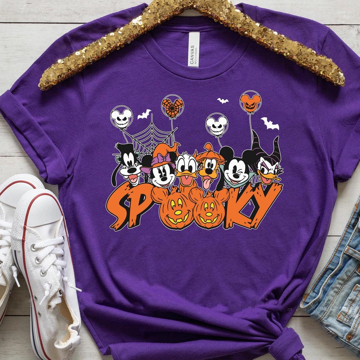 Mickey And Friends Spooky Pumpkin Halloween Matching Shirt 5