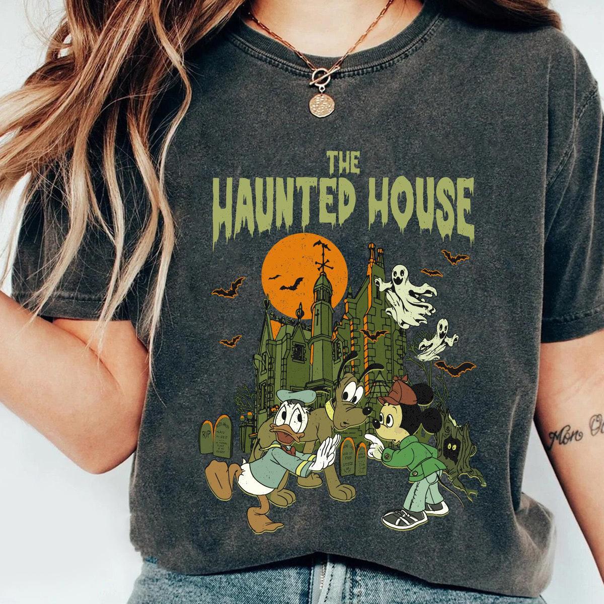 Mickey And Friends The Haunted House Haunted Mansion Shirt 1