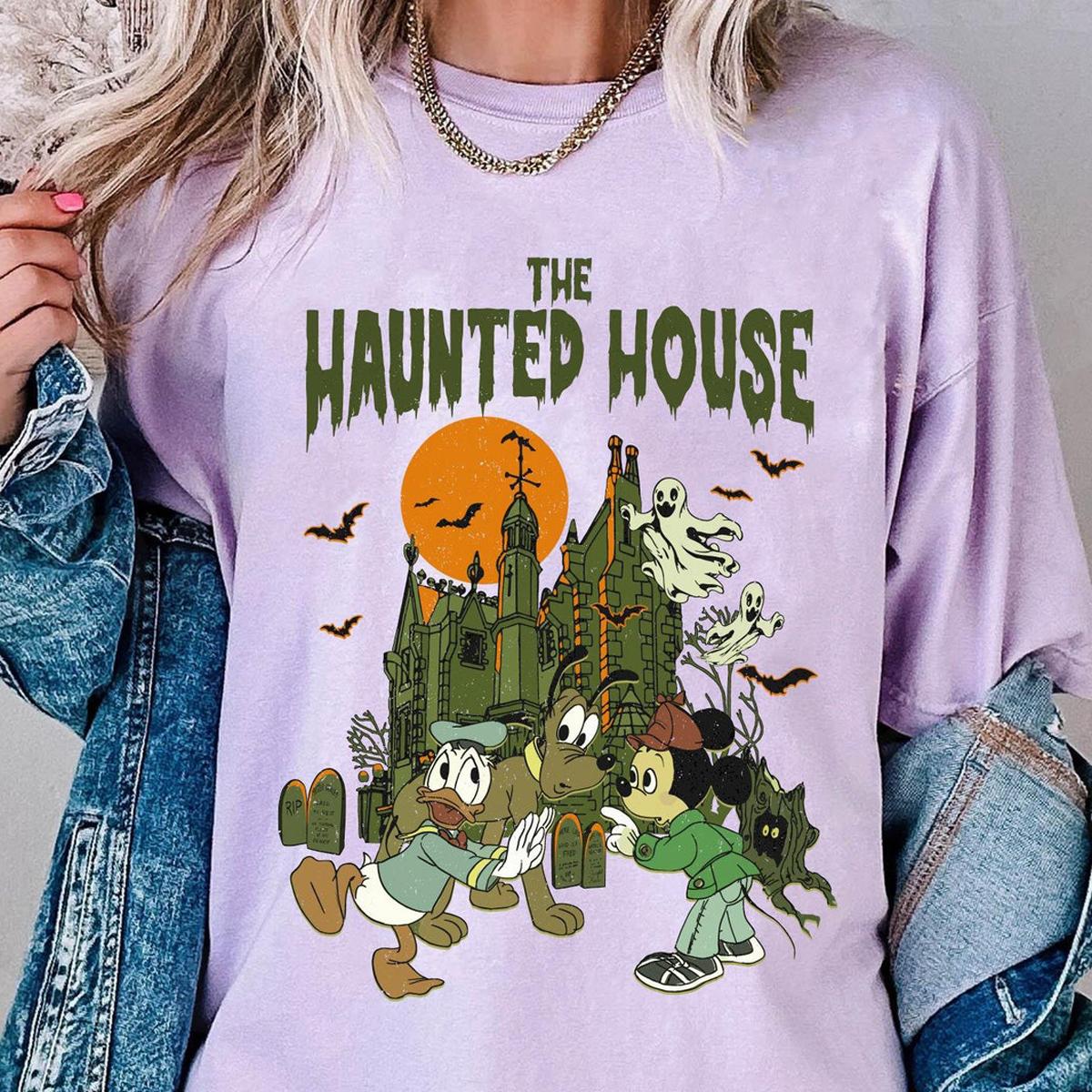 Mickey And Friends The Haunted House Haunted Mansion Shirt 2