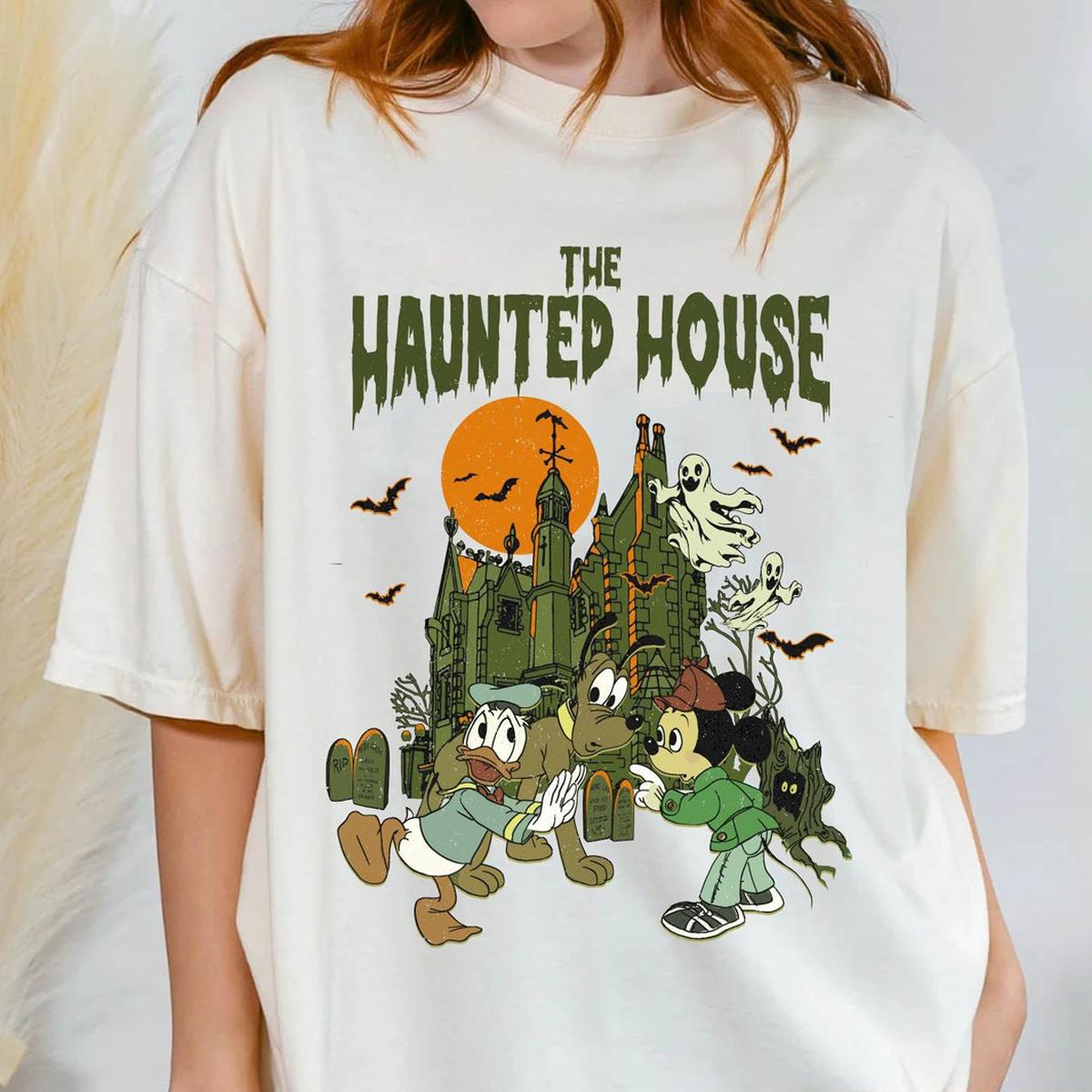 Mickey And Friends The Haunted House Haunted Mansion Shirt 4