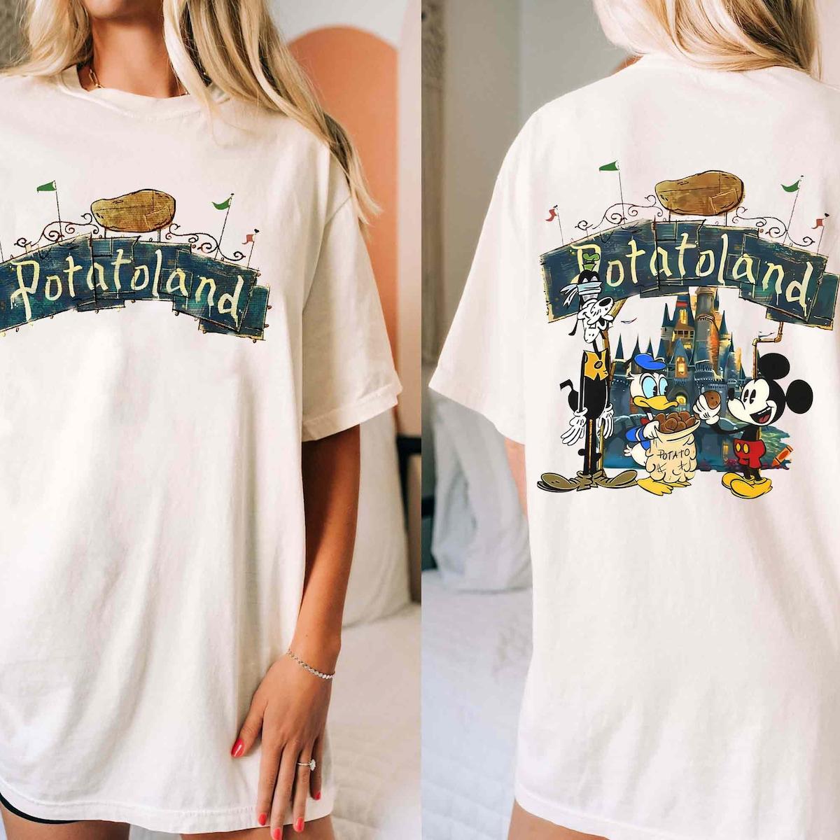 Mickey And Friends Welcome To Potatoland Shirt 1