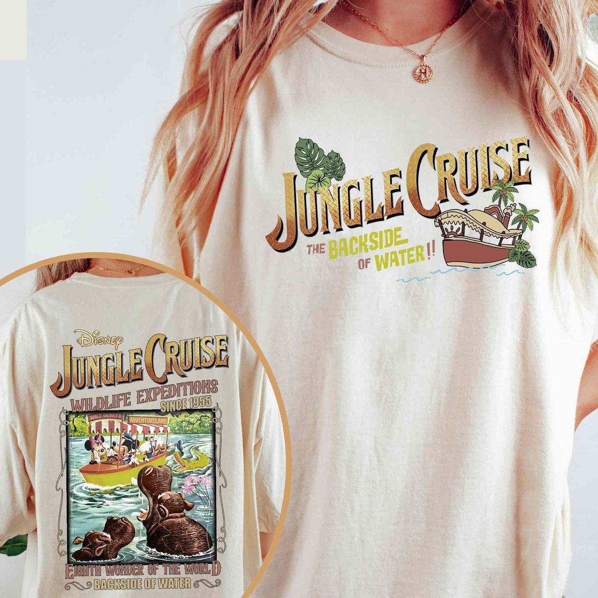 Mickey And Minnie Jungle Cruise Backside Of Water Adventureland Shirt 2