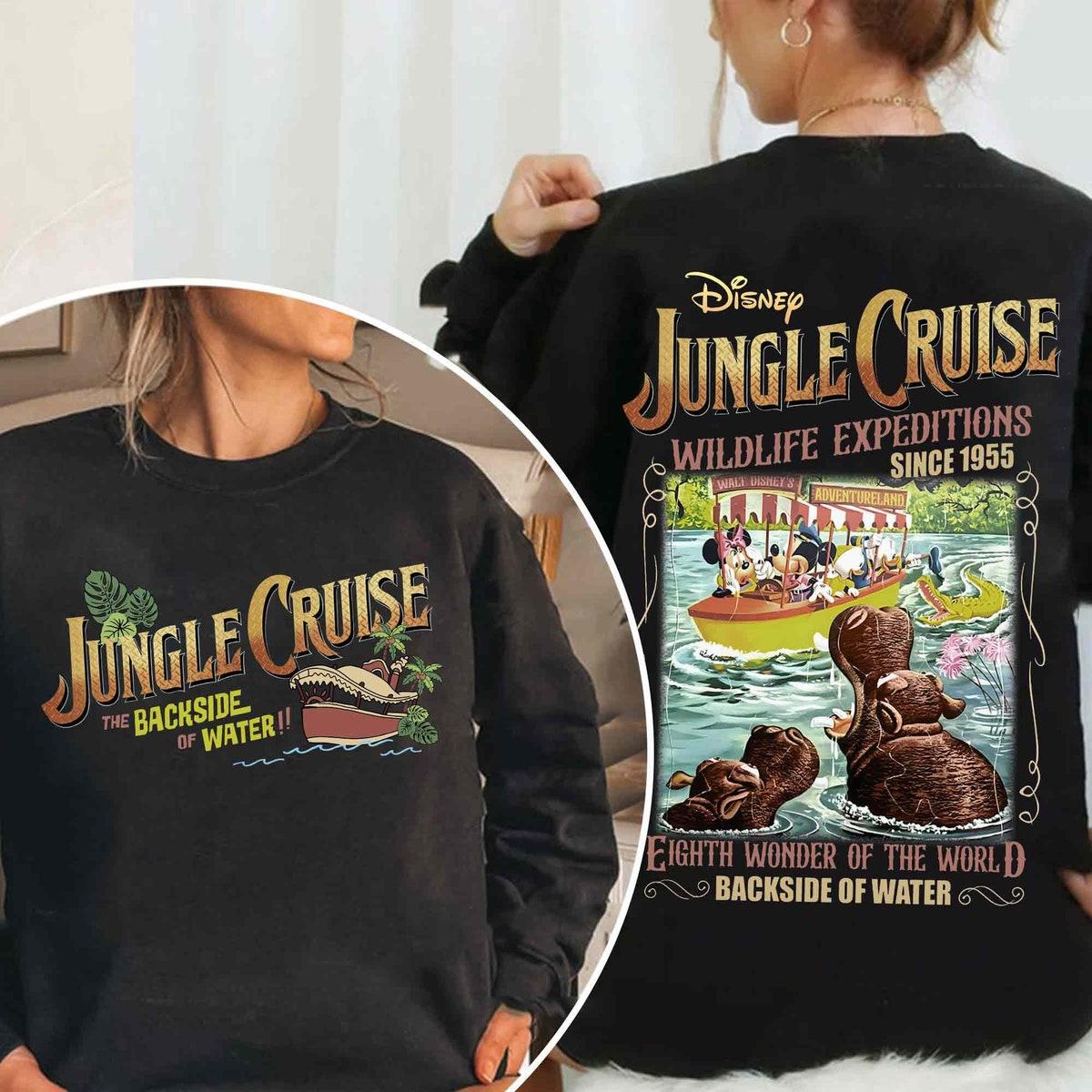 Mickey And Minnie Jungle Cruise Backside Of Water Adventureland Shirt 4