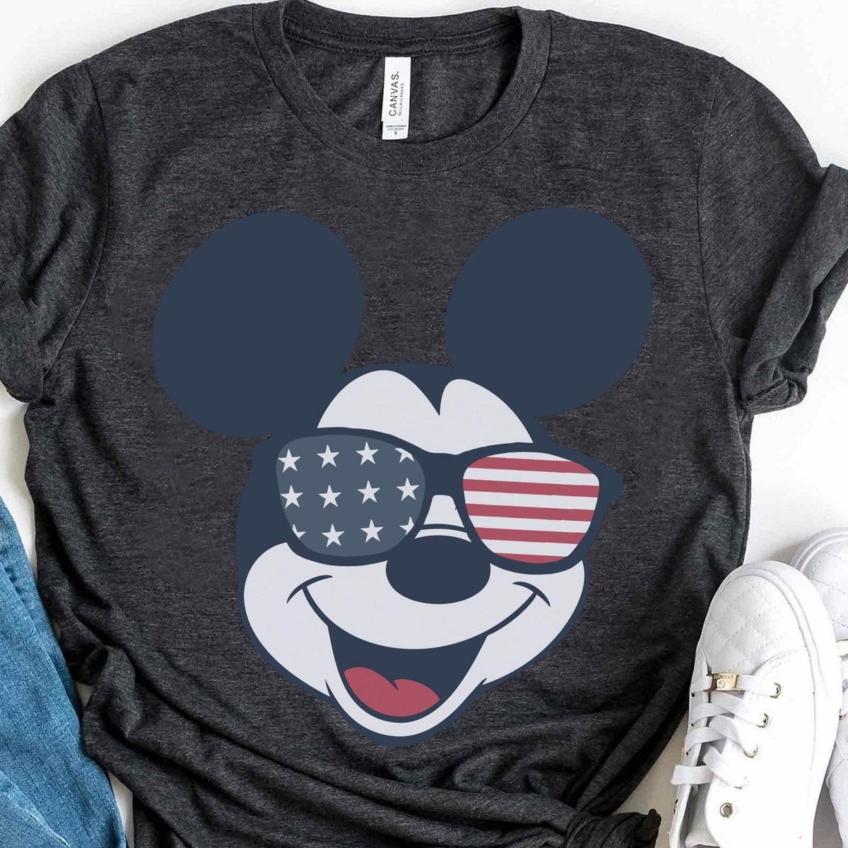 Mickey And Minnie Patriotic Usa Matching Shirt 1