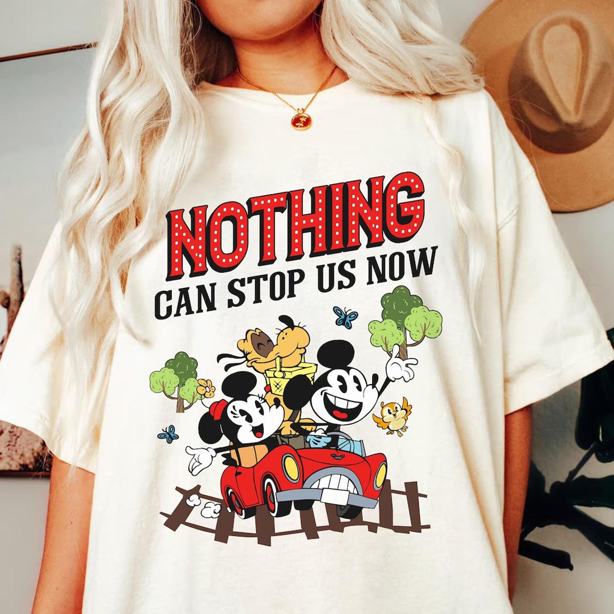 Mickey And Minnies Runaway Railway Pluto Chuuby Nothing Can Stop Us Now Shirt 2