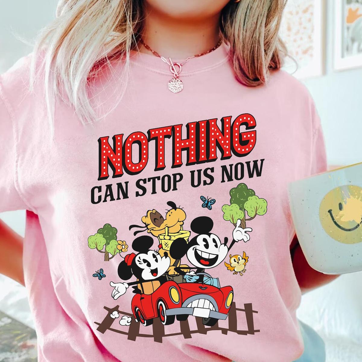 Mickey And Minnies Runaway Railway Pluto Chuuby Nothing Can Stop Us Now Shirt 4