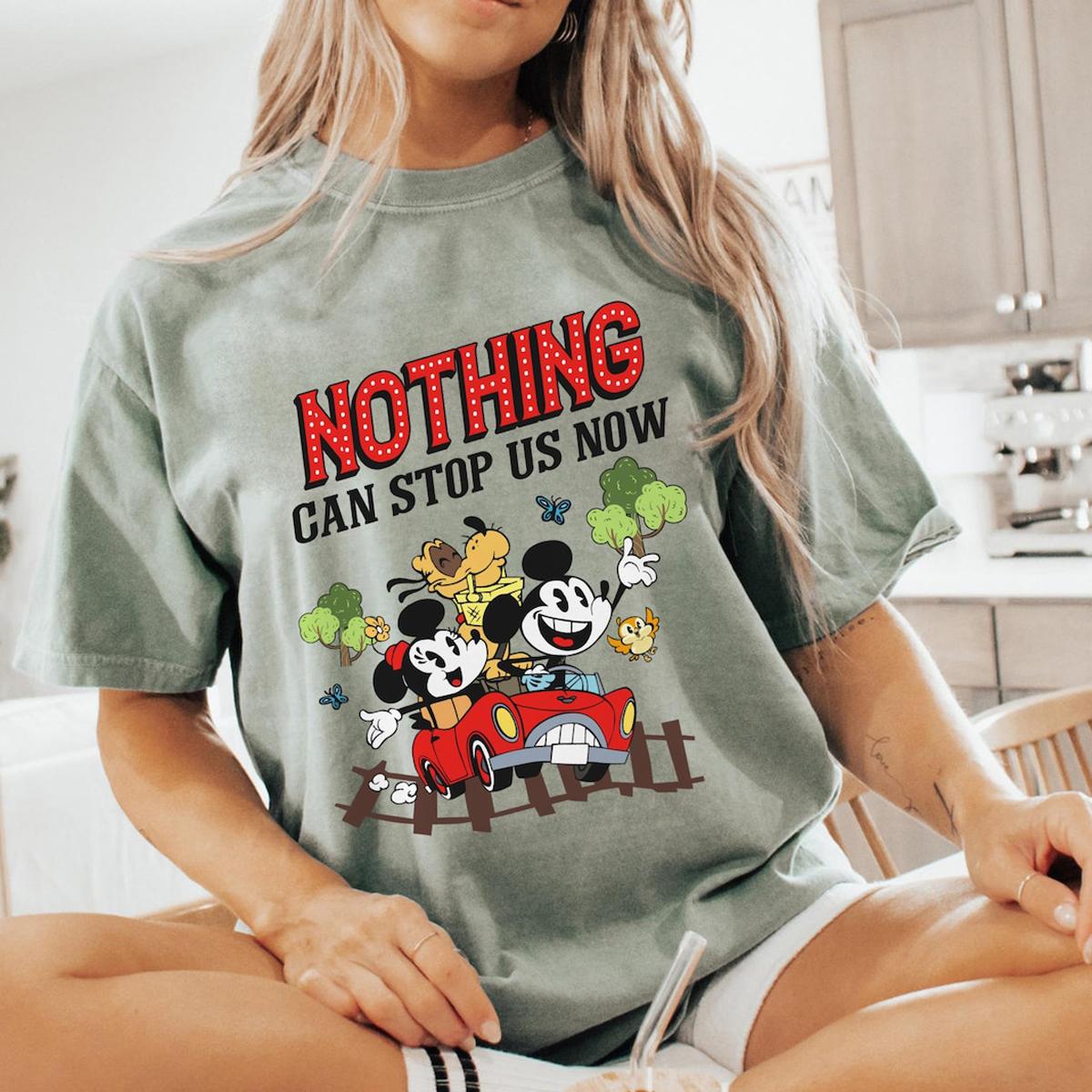 Mickey And Minnies Runaway Railway Pluto Chuuby Nothing Can Stop Us Now Shirt 5