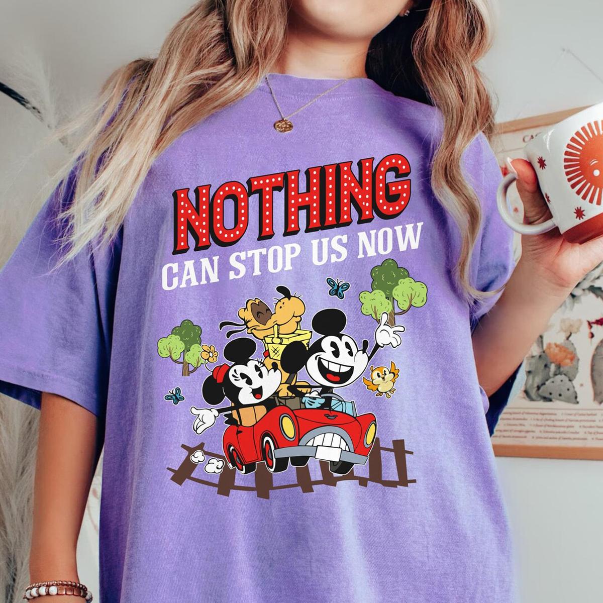 Mickey And Minnies Runaway Railway Pluto Chuuby Nothing Can Stop Us Now Shirt 6