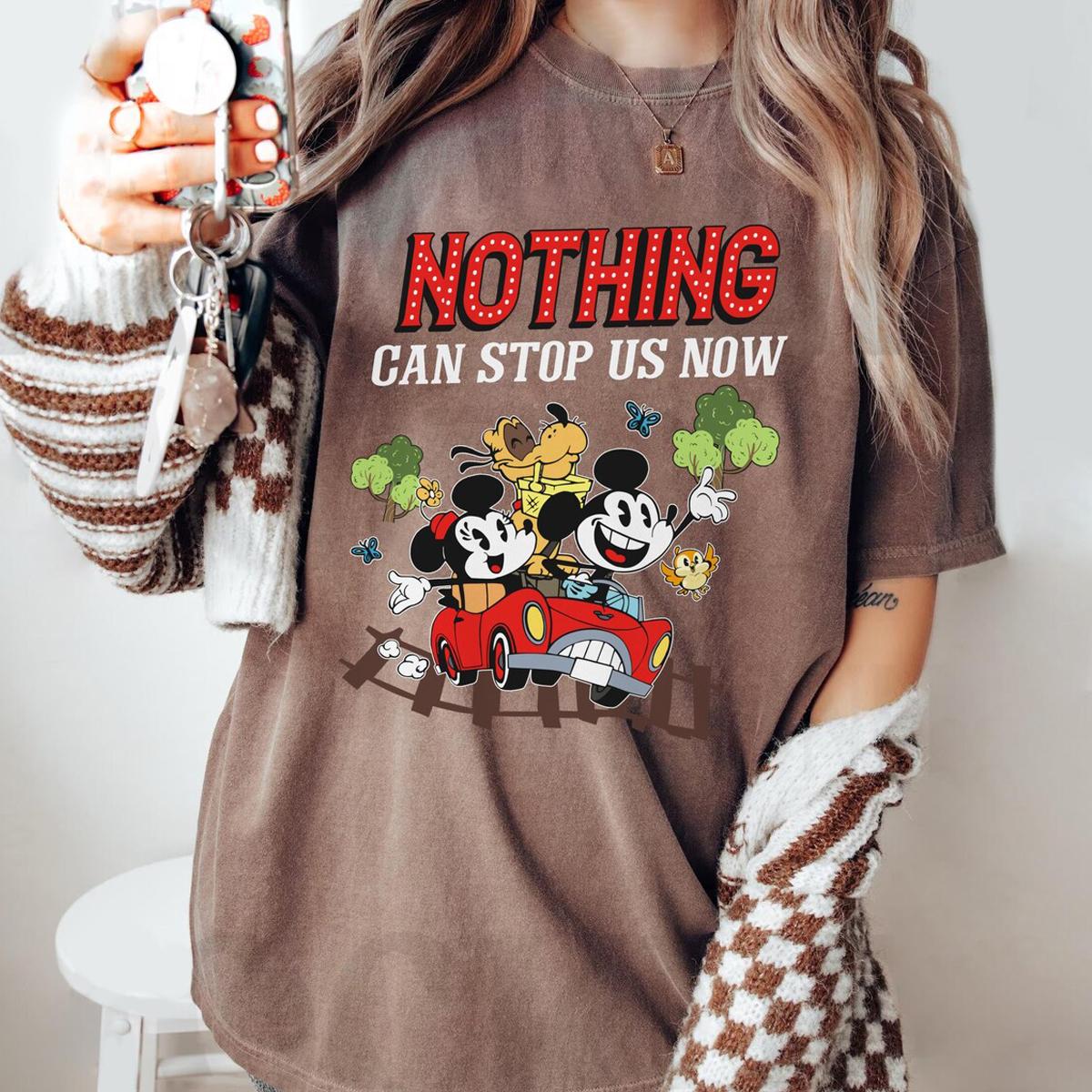 Mickey And Minnies Runaway Railway Pluto Chuuby Nothing Can Stop Us Now Shirt 7