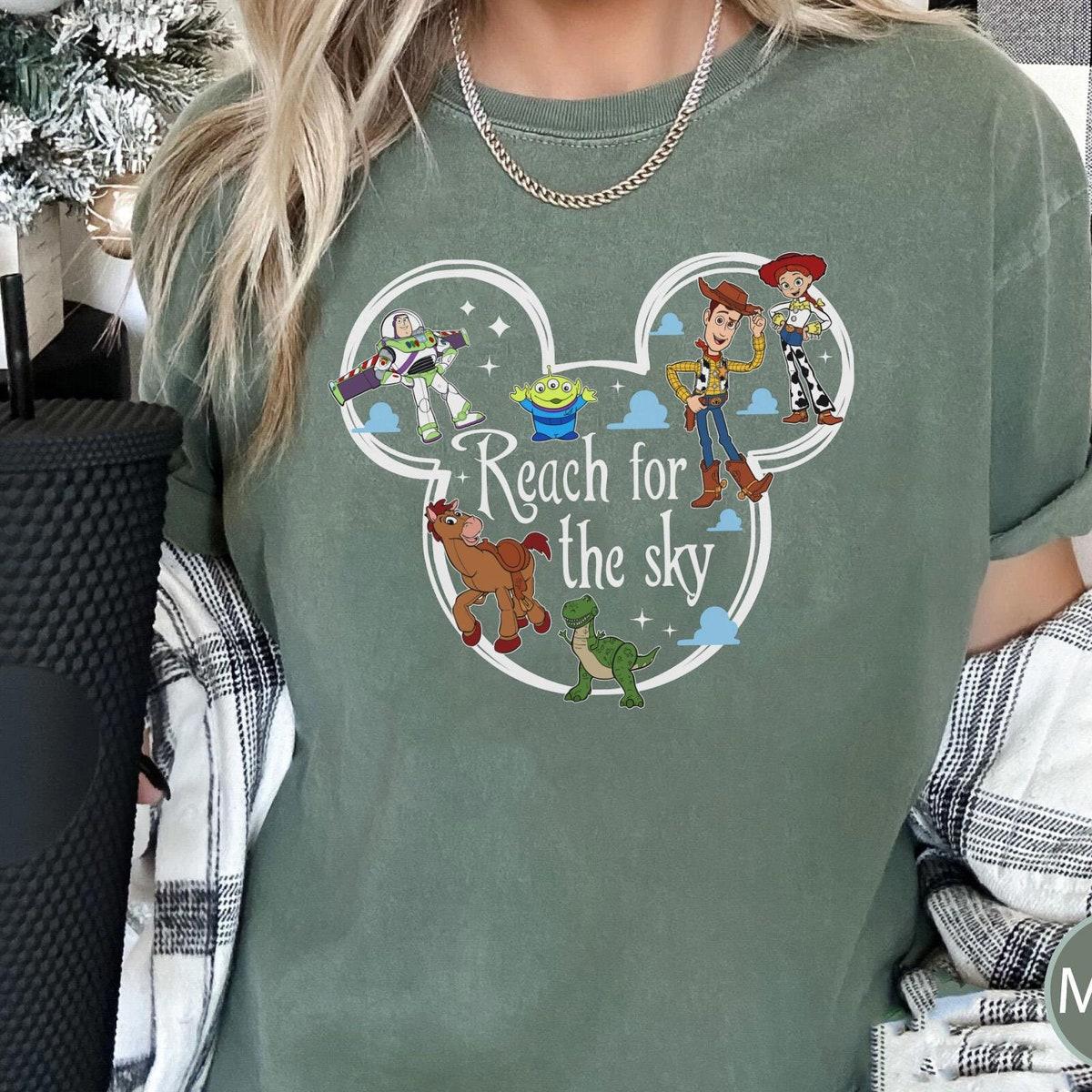 Mickey Ear Toy Story Reach For The Sky Shirt 2