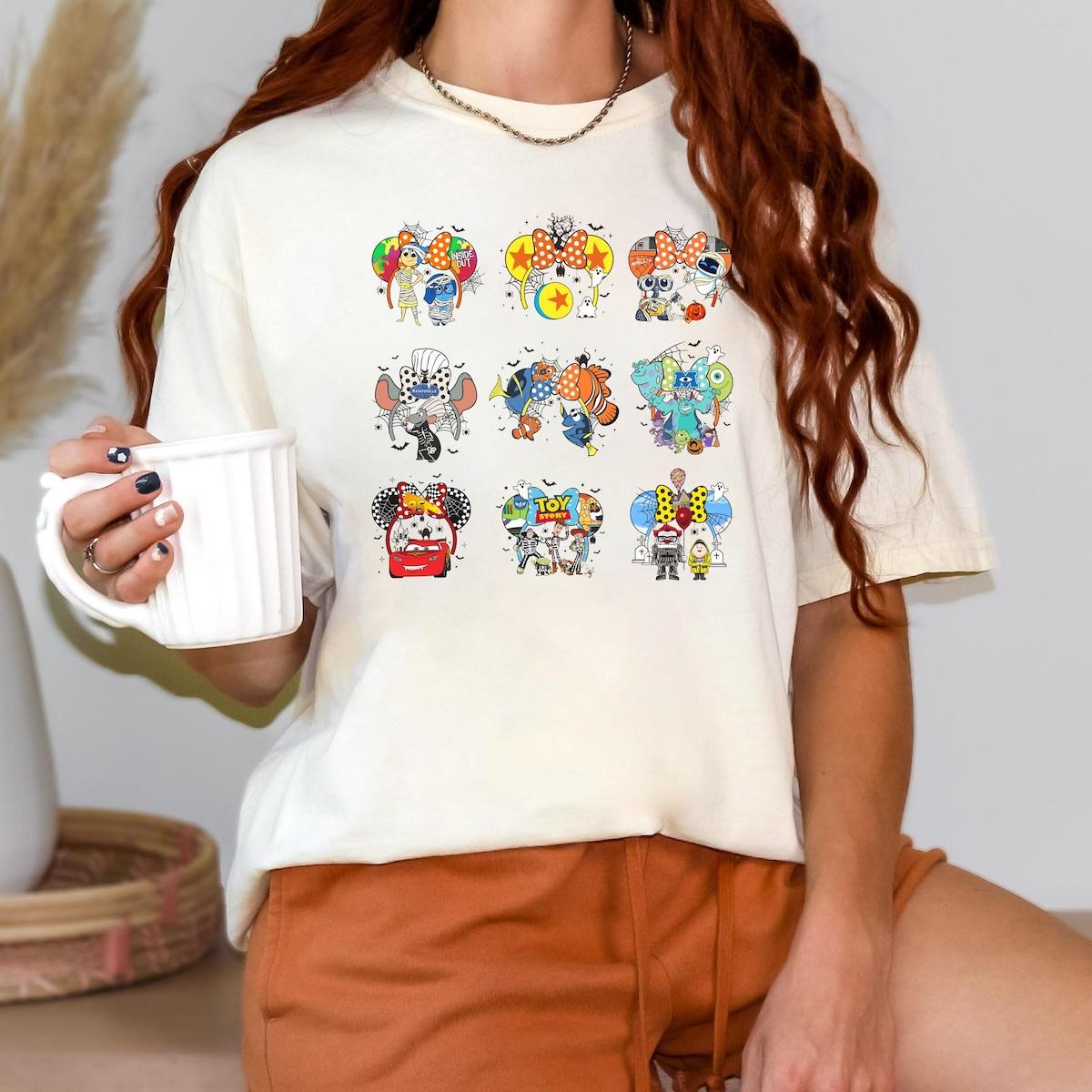 Mickey Ears Halloween Disney Pixar Movies Shirt 3