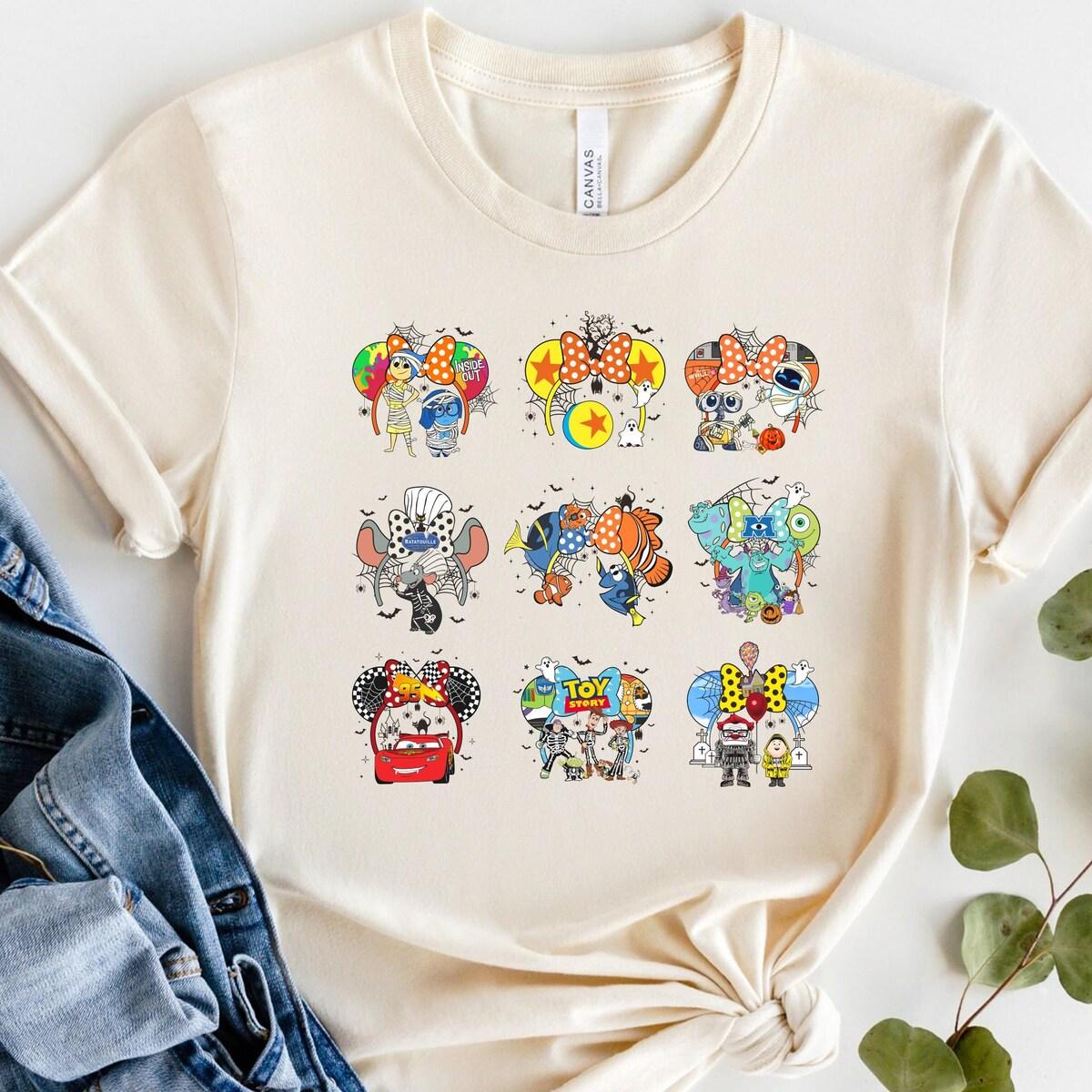 Mickey Ears Halloween Disney Pixar Movies Shirt 4