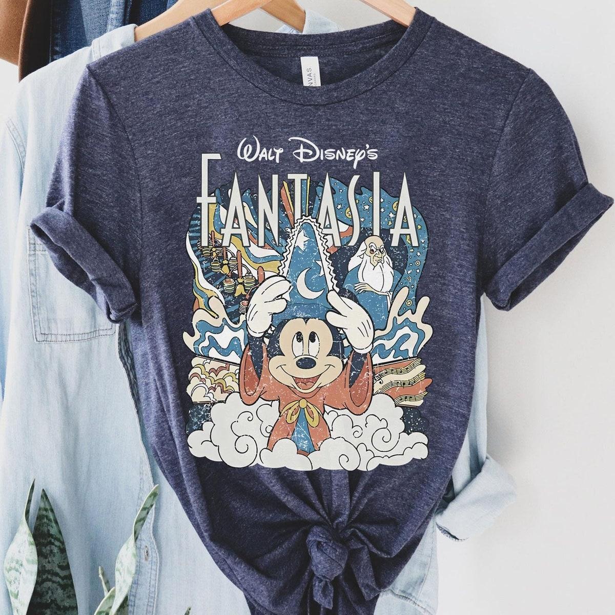 Mickey Fantasia Sorcerer Never Be Afraid Shoot The Stars Shirt 2