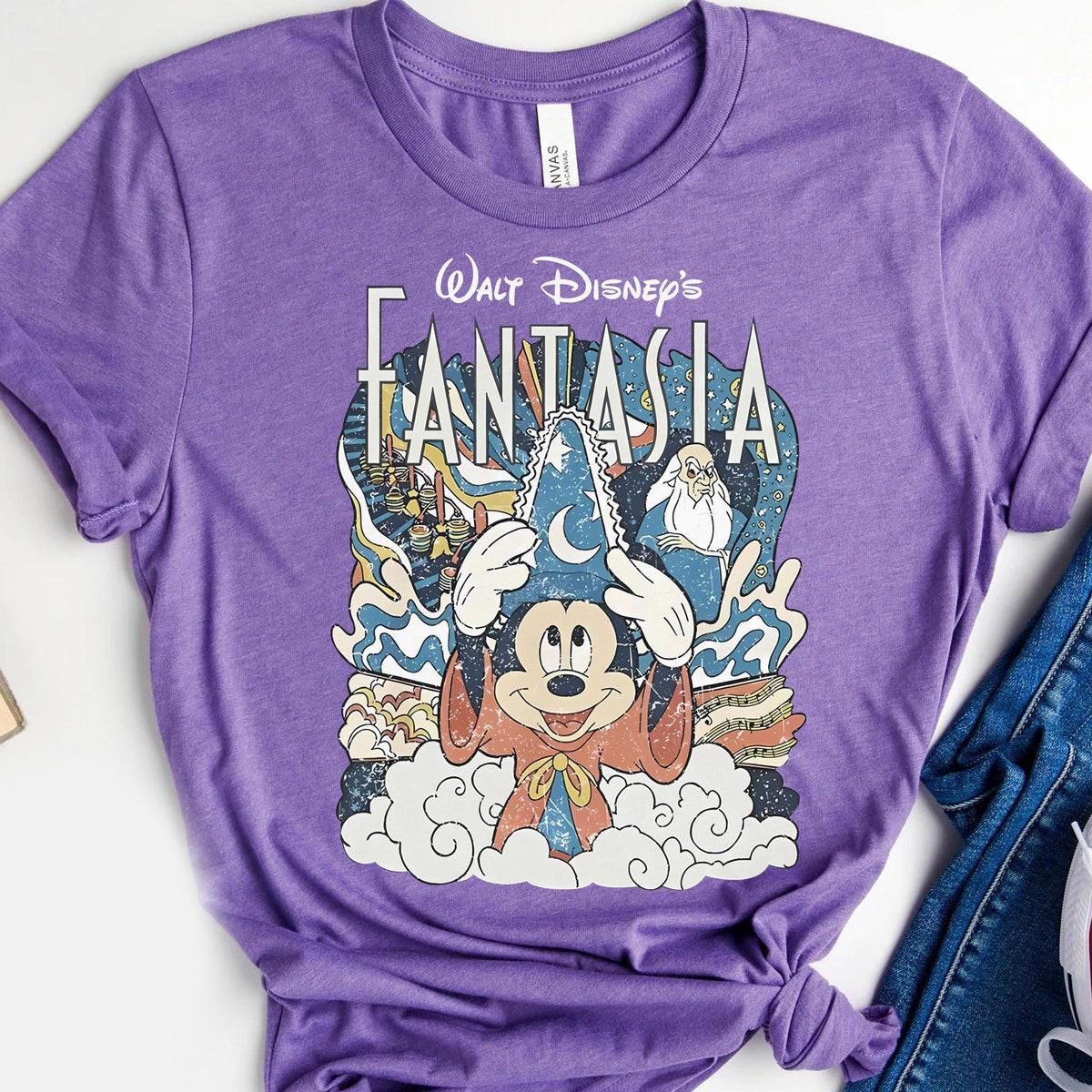 Mickey Fantasia Sorcerer Never Be Afraid Shoot The Stars Shirt 3