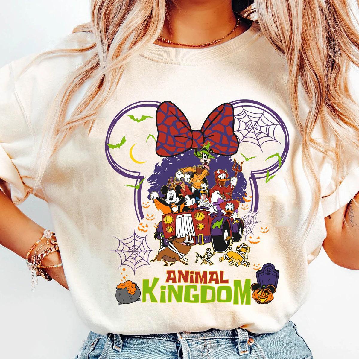 Mickey Friends Animal Kingdom Halloween Couple Shirt 2