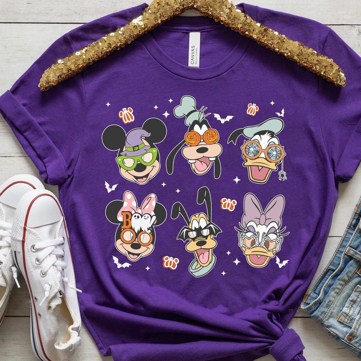 Mickey Friends Funny Halloween Sunglass Halloween Matching Shirt 4