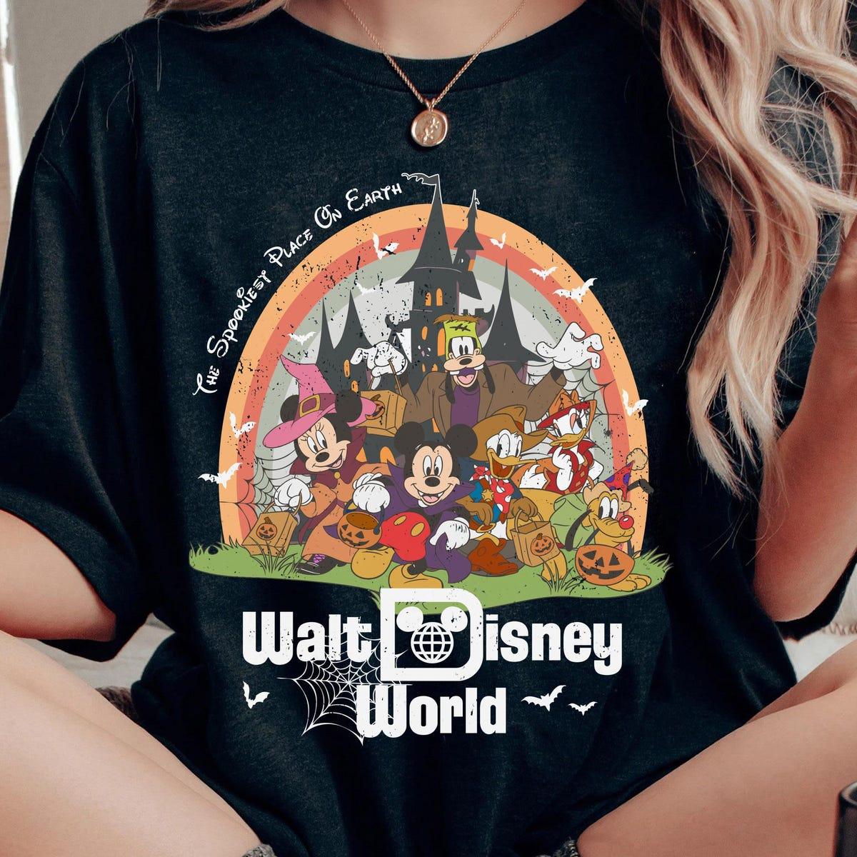 Mickey Friends Halloween Spookiest Place On Earth Shirt 2