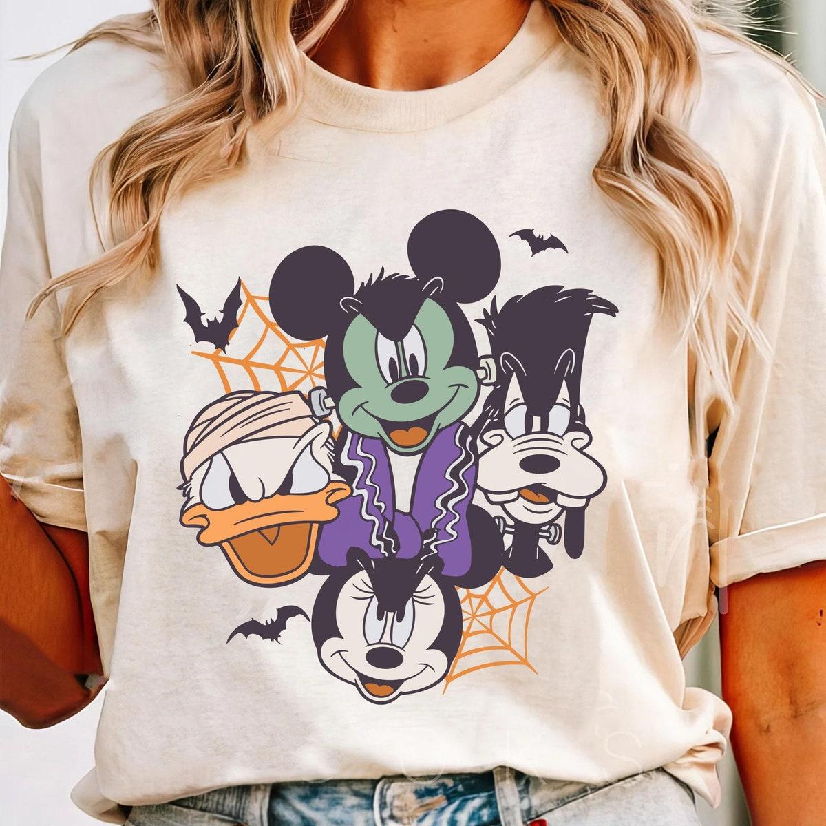 Mickey Friends Mummy Dracula Vampire Halloween Costume Shirt 1