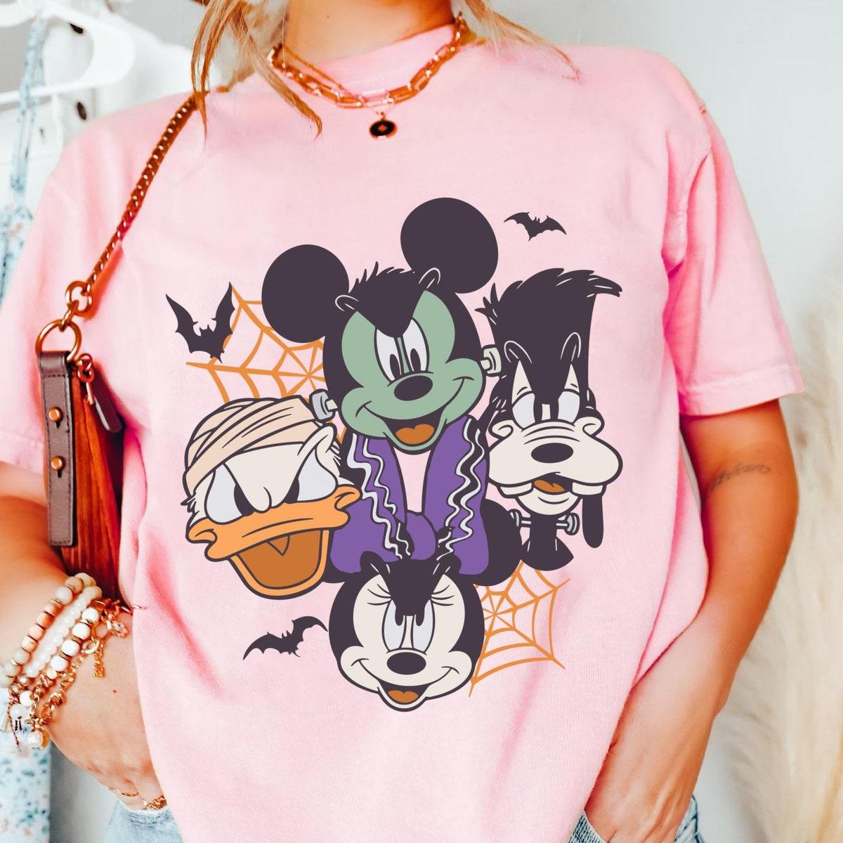 Mickey Friends Mummy Dracula Vampire Halloween Costume Shirt 3