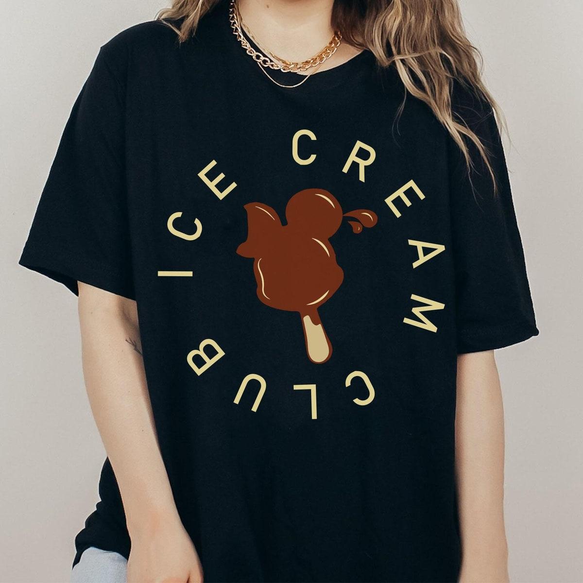 Mickey Ice Cream Club Funny Disney Food Shirt 1