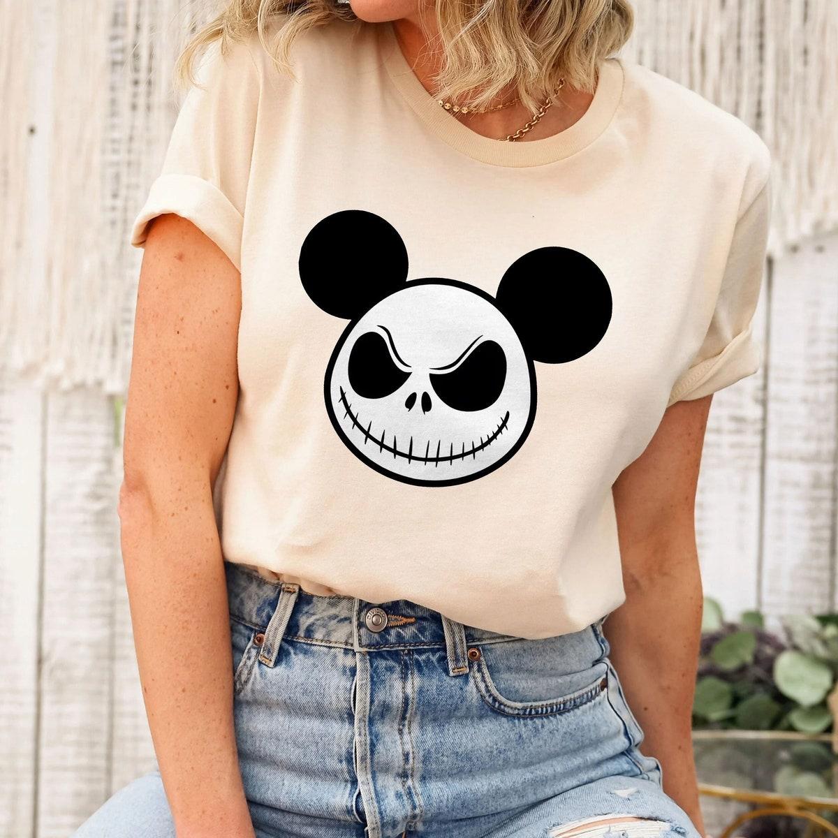 Mickey Jack Skellington Halloween Matching Family Shirt 1