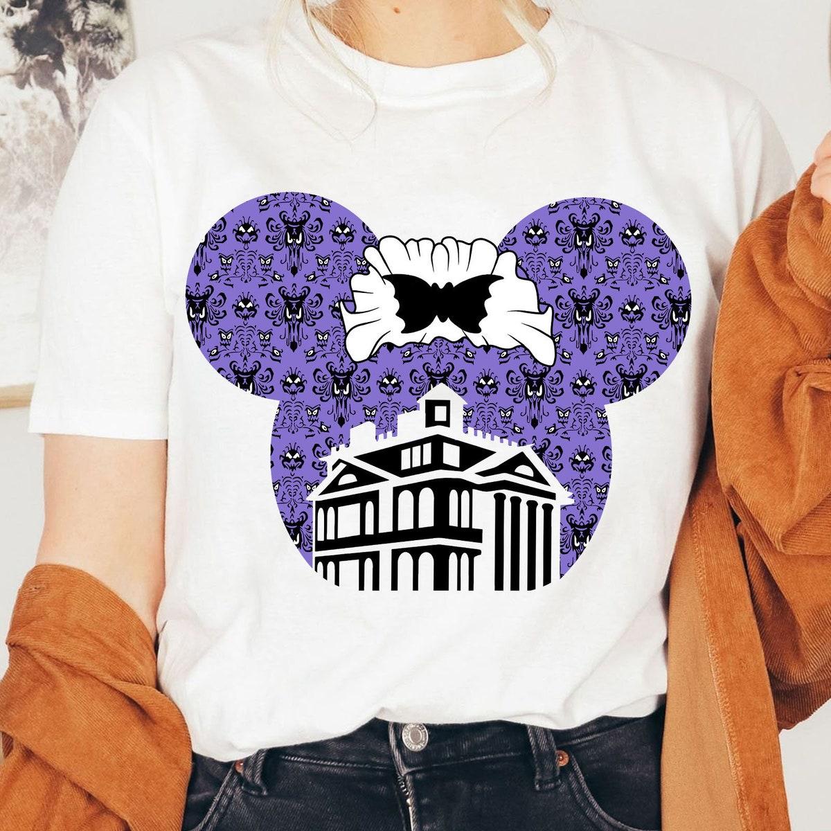 Mickey Minnie Ears Foolish Mortals Halloween Couple Matching Shirt 5