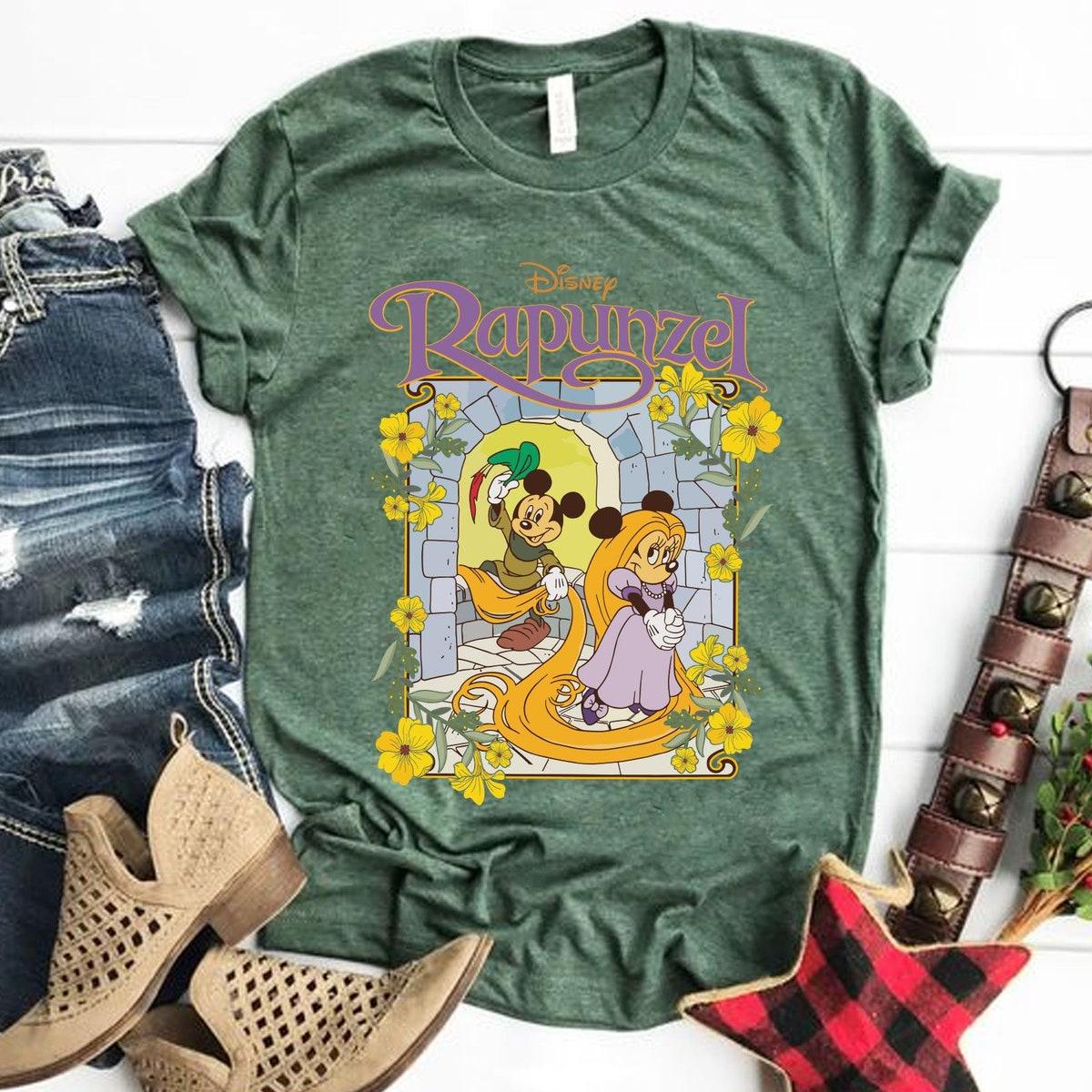 Mickey Minnie Mouse Costume Flynn Rider Rapunzel Shirt 2